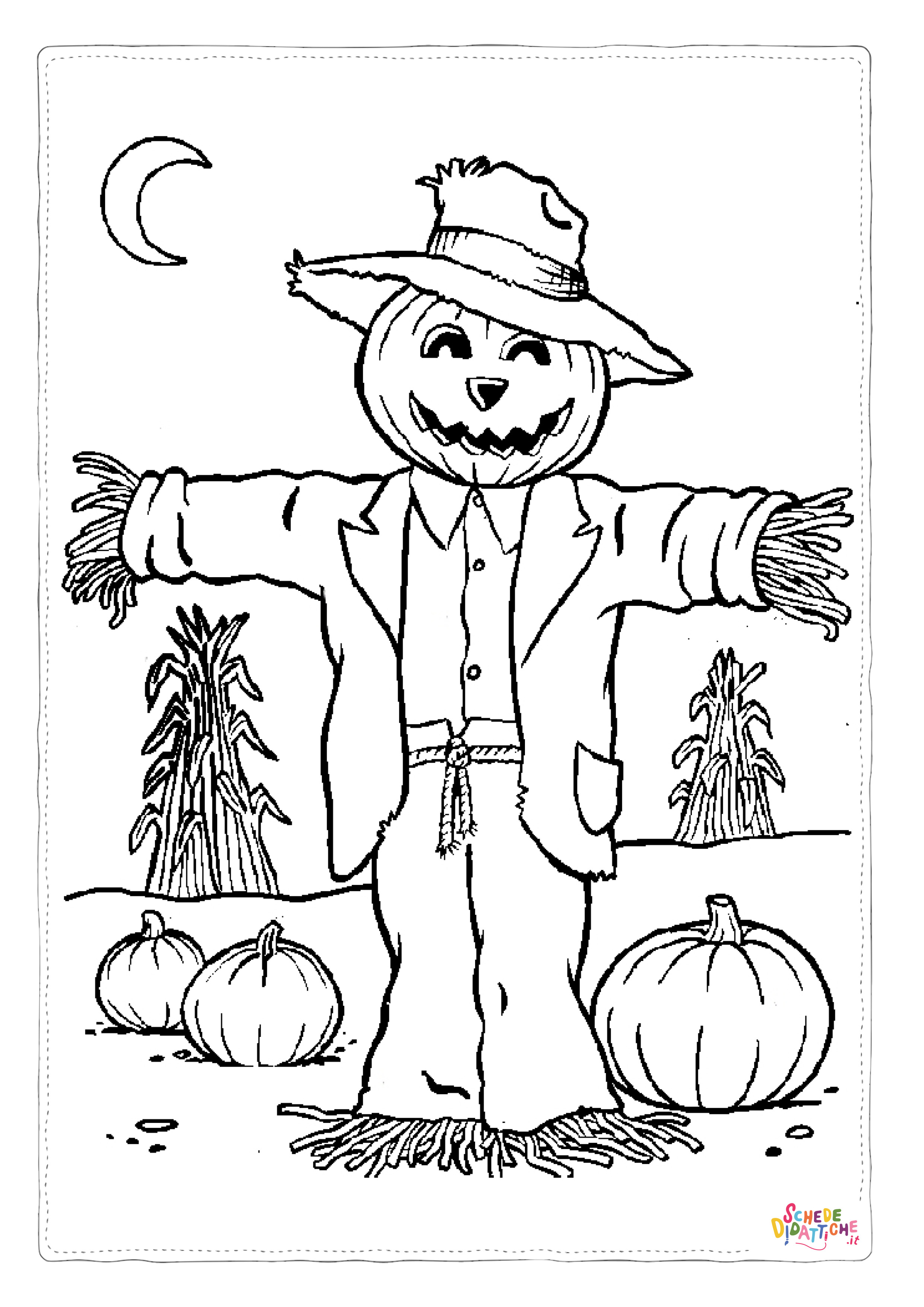 Disegno "Disegno di zucca di Halloween da stampare e colorare 91" Disegno di zucca di Halloween da stampare e colorare 91