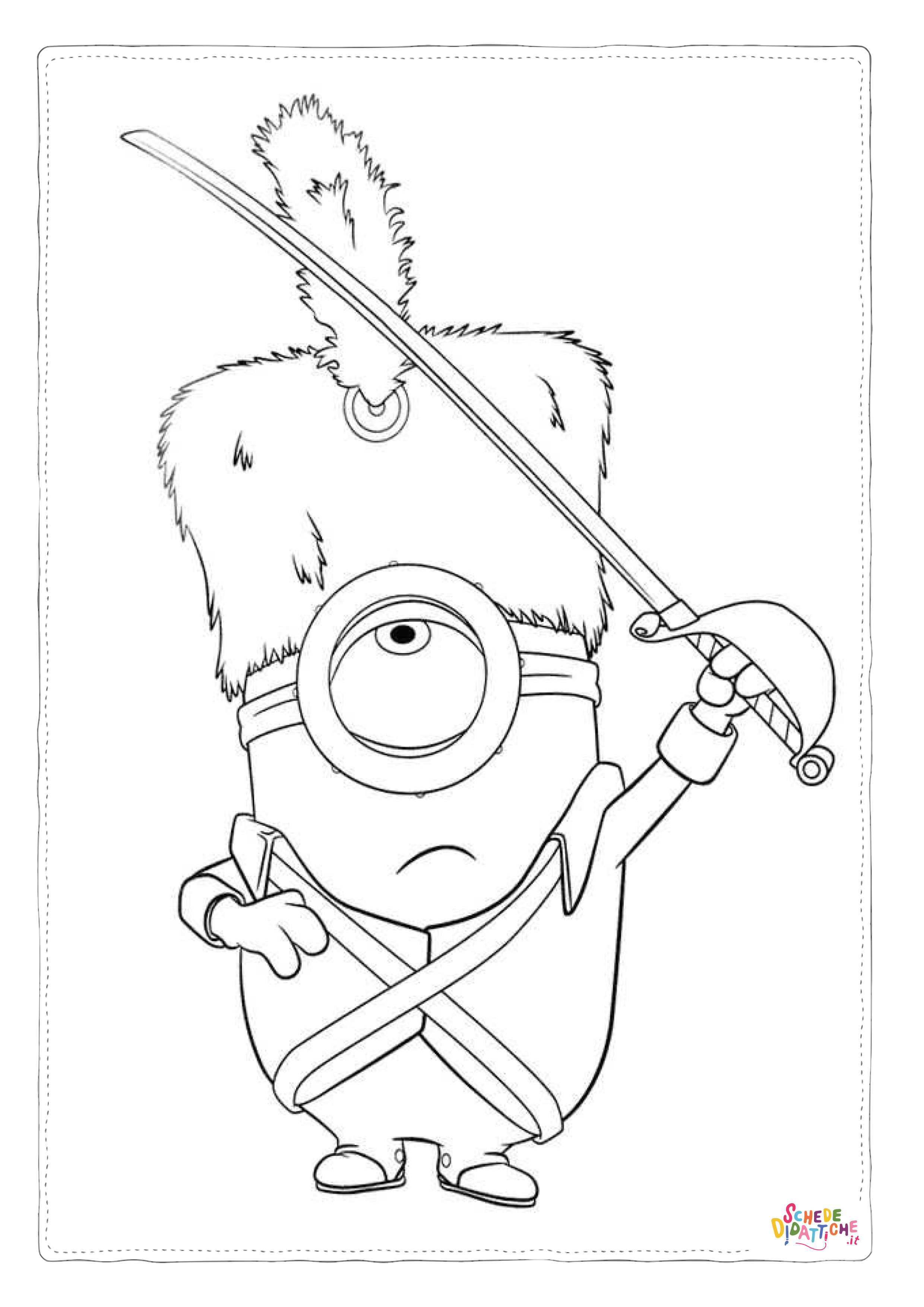 Disegno "Disegno di Cattivissimo me - Minions da stampare e colorare 27" Disegno di Cattivissimo me - Minions da stampare e colorare 27