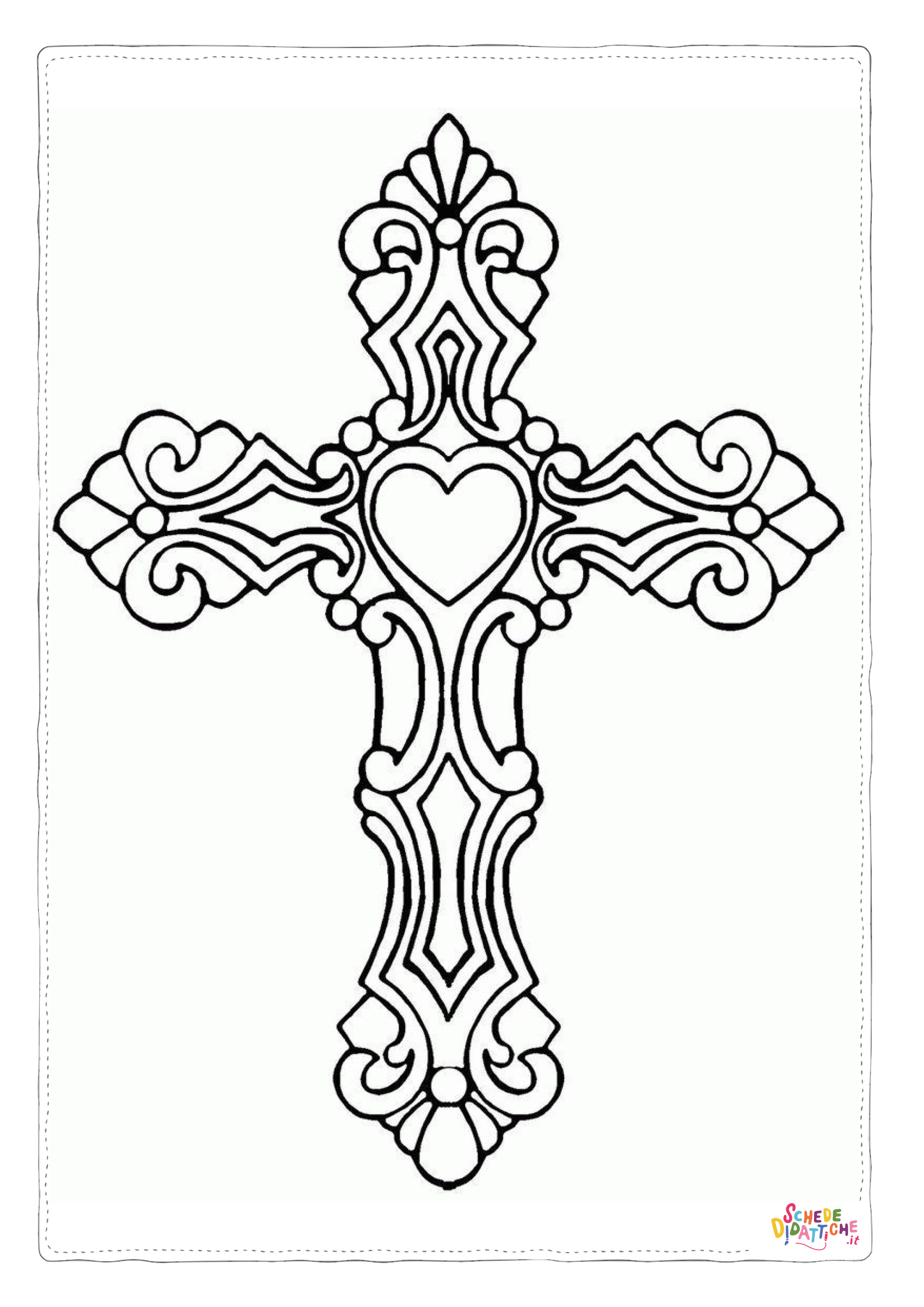 Disegno di Cristianesimo da stampare e colorare 123