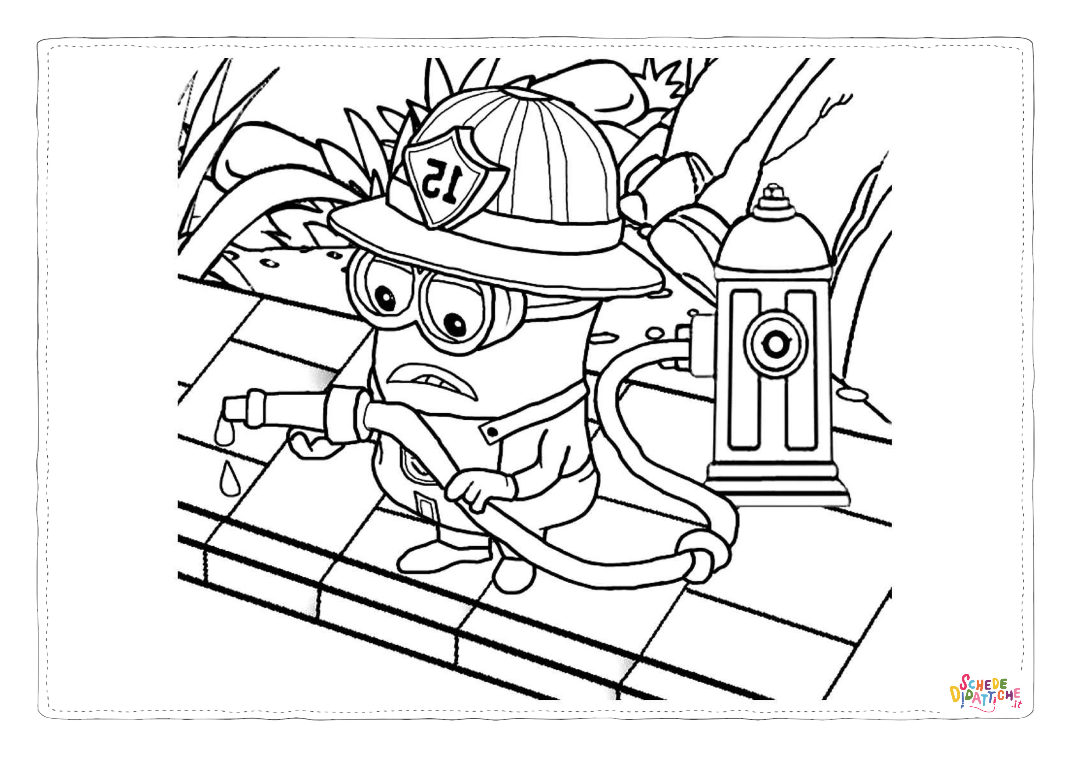 Disegno di Cattivissimo me - Minions da stampare e colorare 75