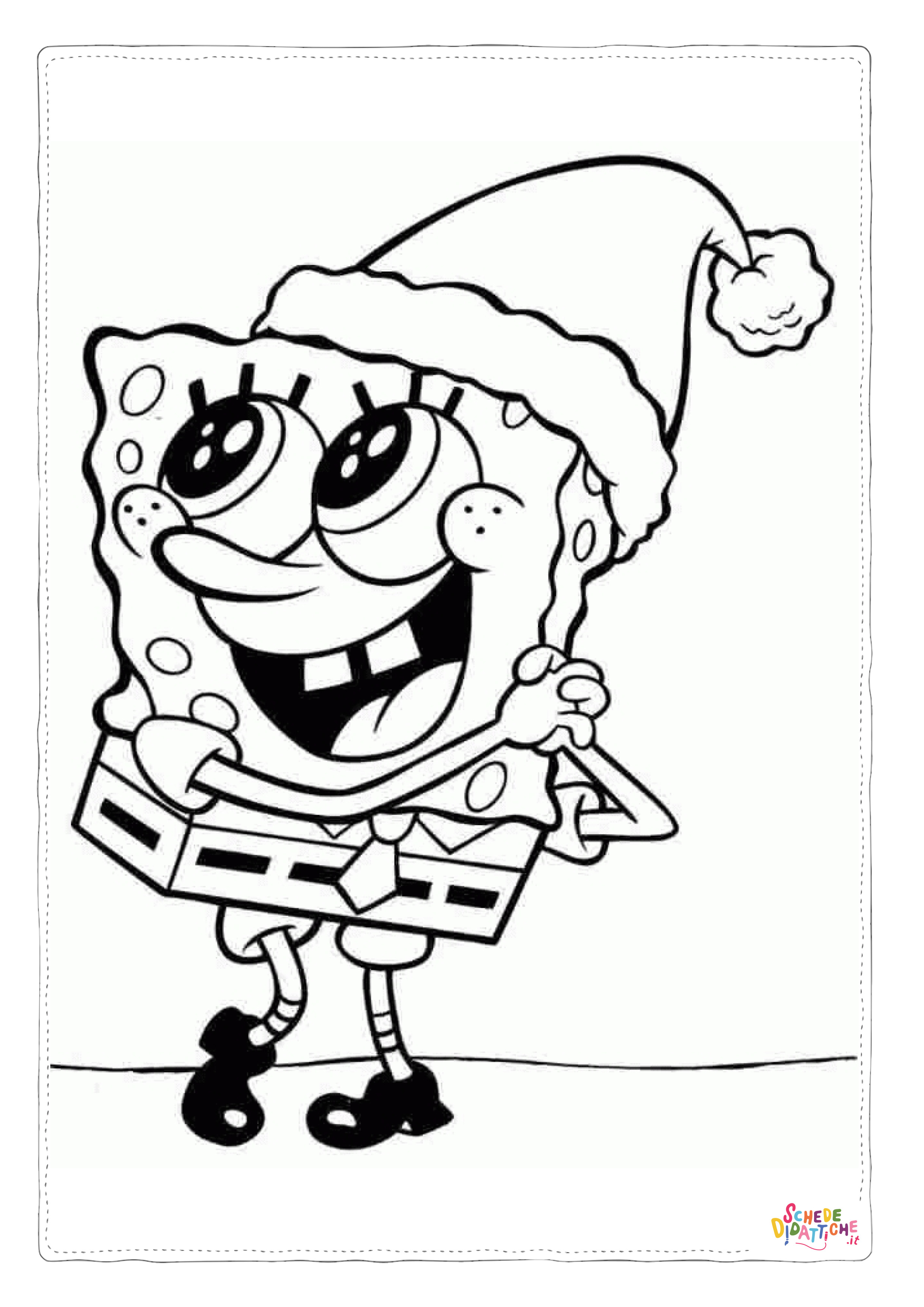 Disegno di Spongebob da stampare e colorare 46