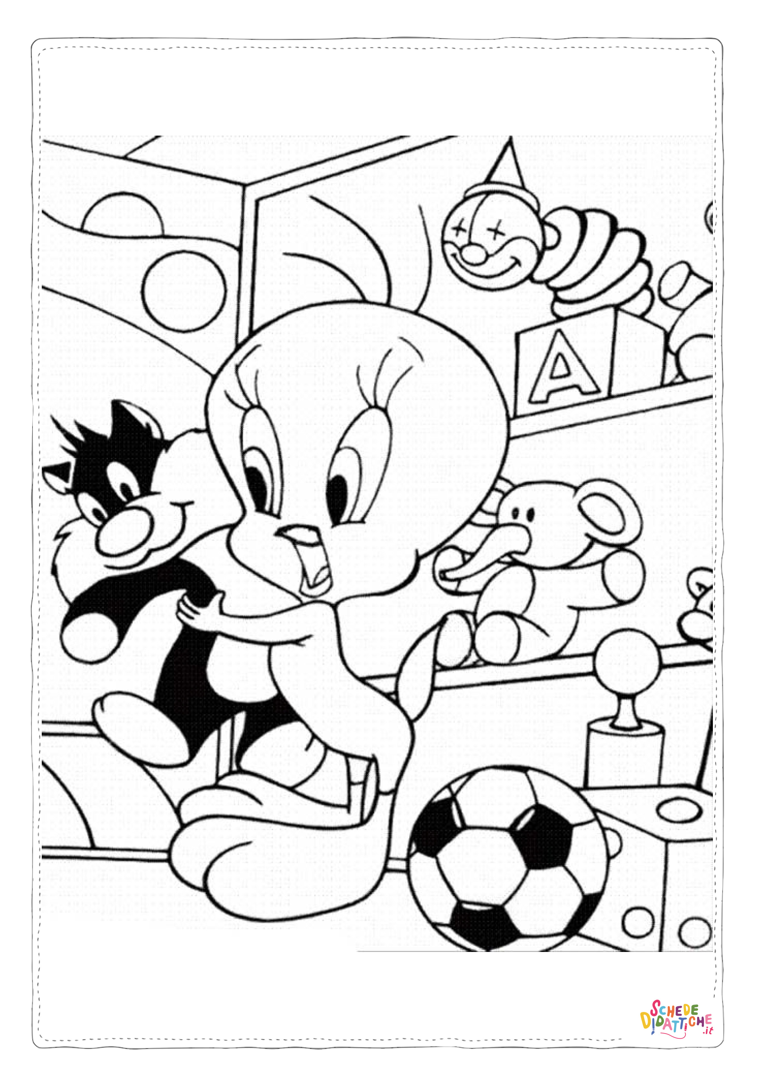 Disegno "Disegno di Titty da stampare e colorare 9" Disegno di Titty da stampare e colorare 9