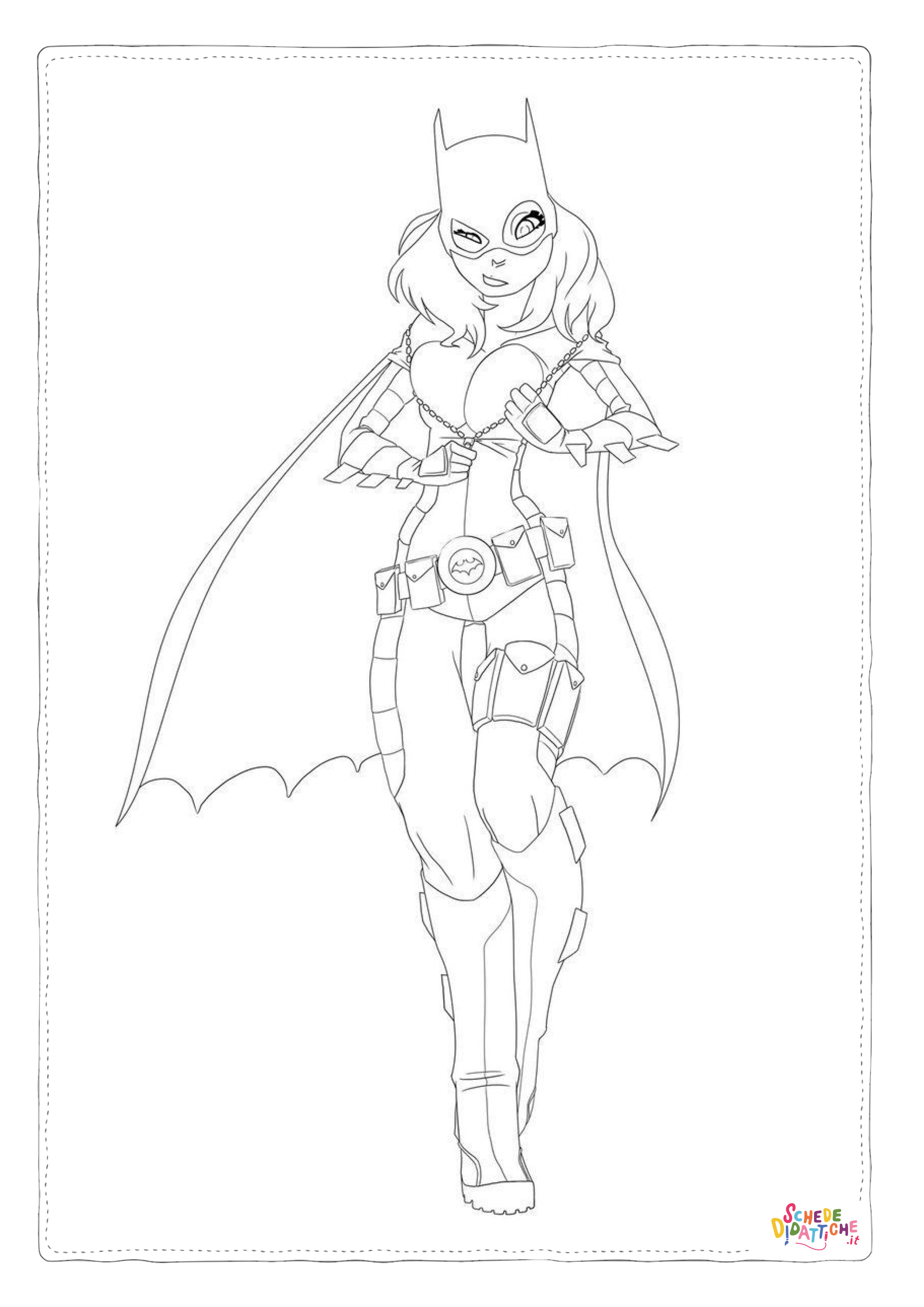 Disegno "Disegno di Batman e Robin da stampare e colorare 103" Disegno di Batman e Robin da stampare e colorare 103