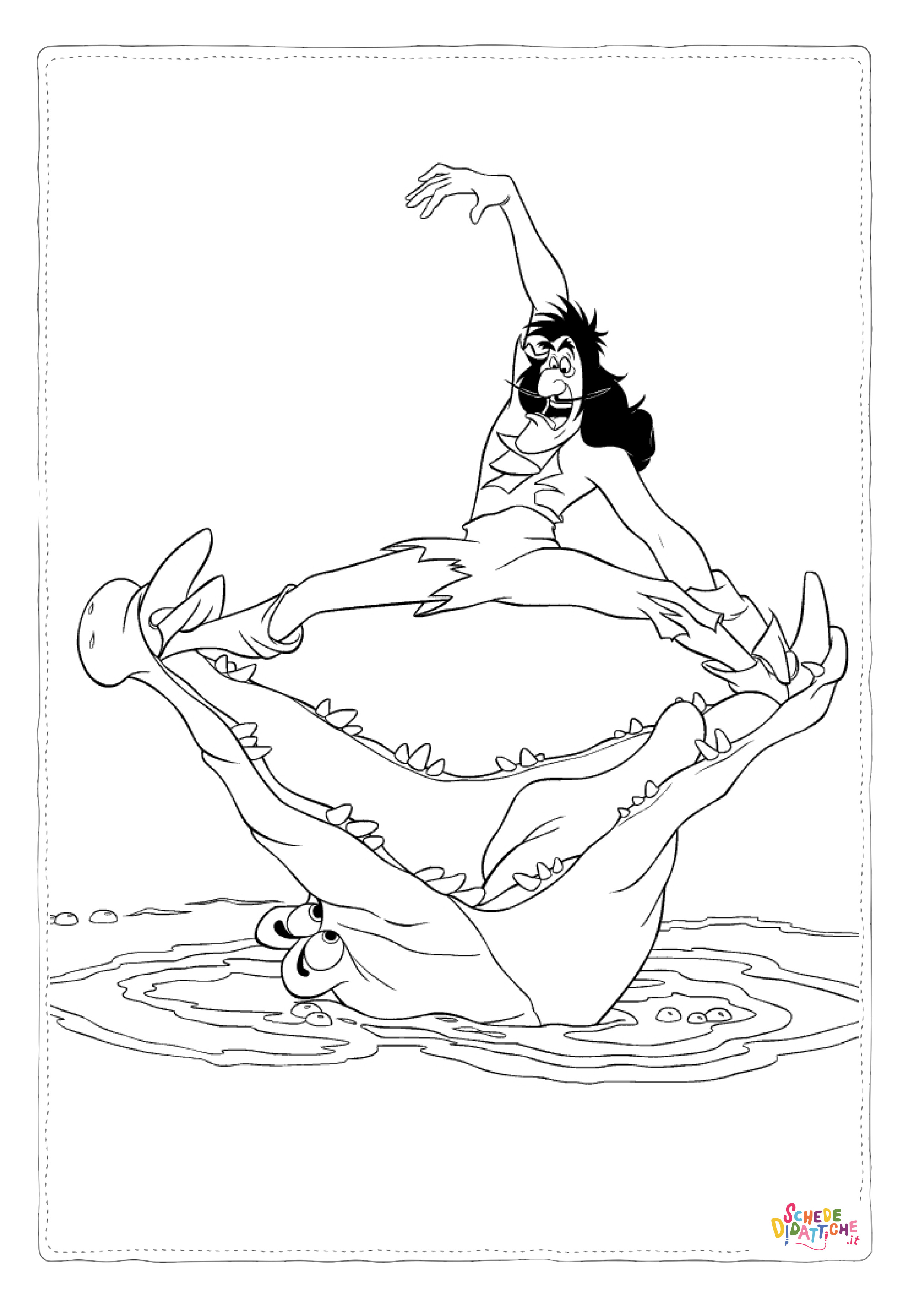 Disegno "Disegno di Peter Pan da stampare e colorare 16" Disegno di Peter Pan da stampare e colorare 16