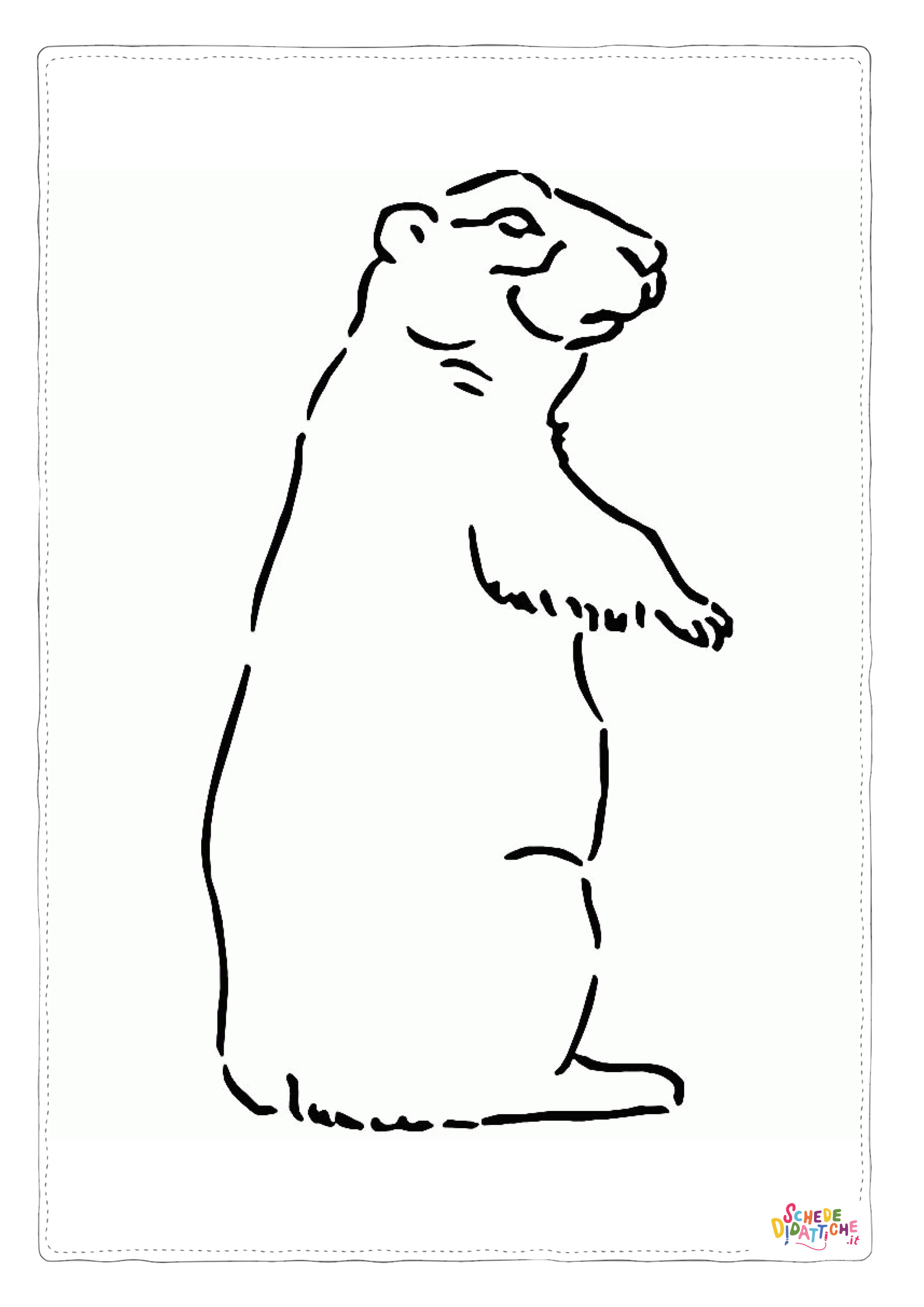 Disegno "Disegno di orso polare da stampare e colorare 10" Disegno di orso polare da stampare e colorare 10