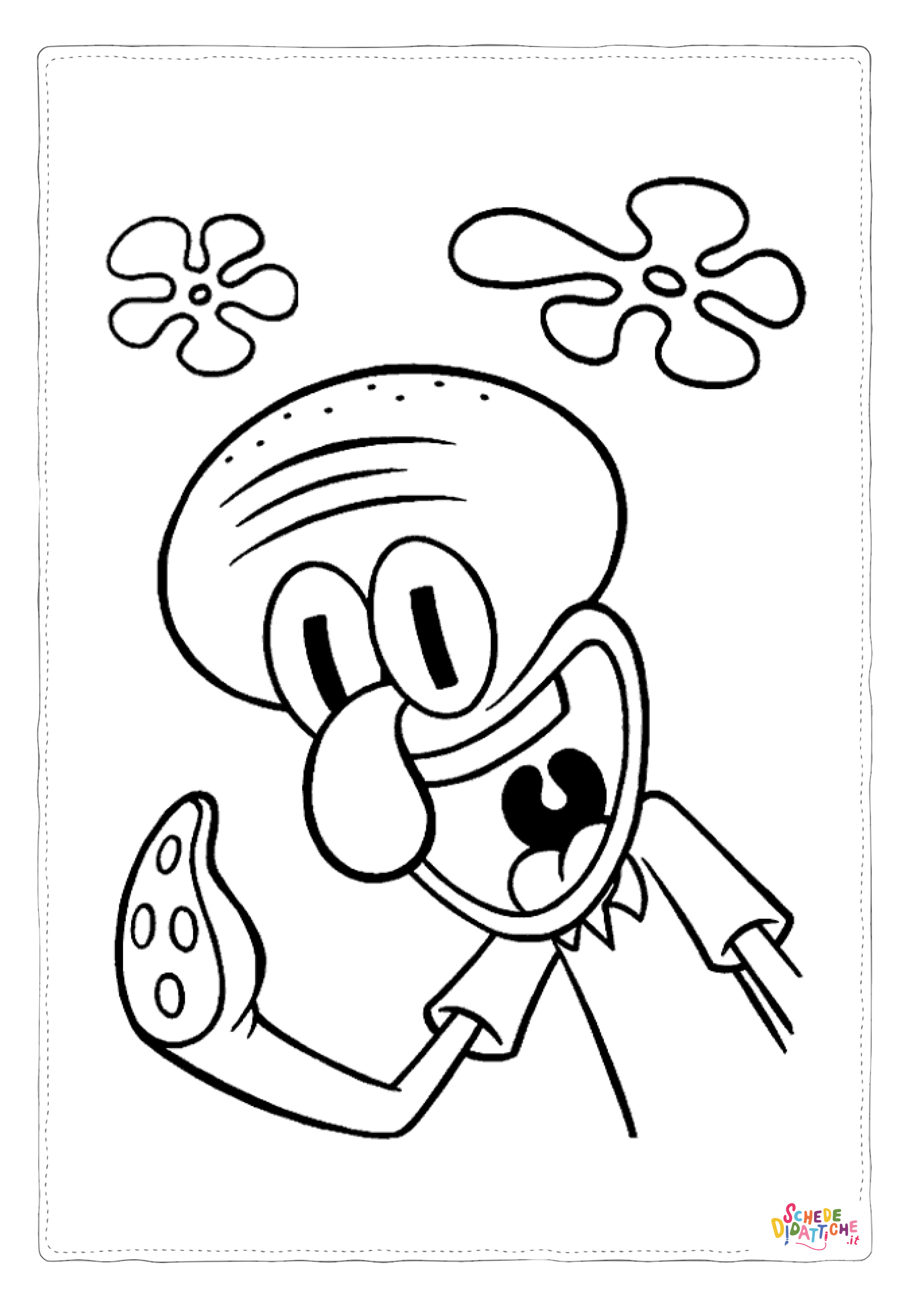 Disegno "Disegno di Spongebob da stampare e colorare 86" Disegno di Spongebob da stampare e colorare 86