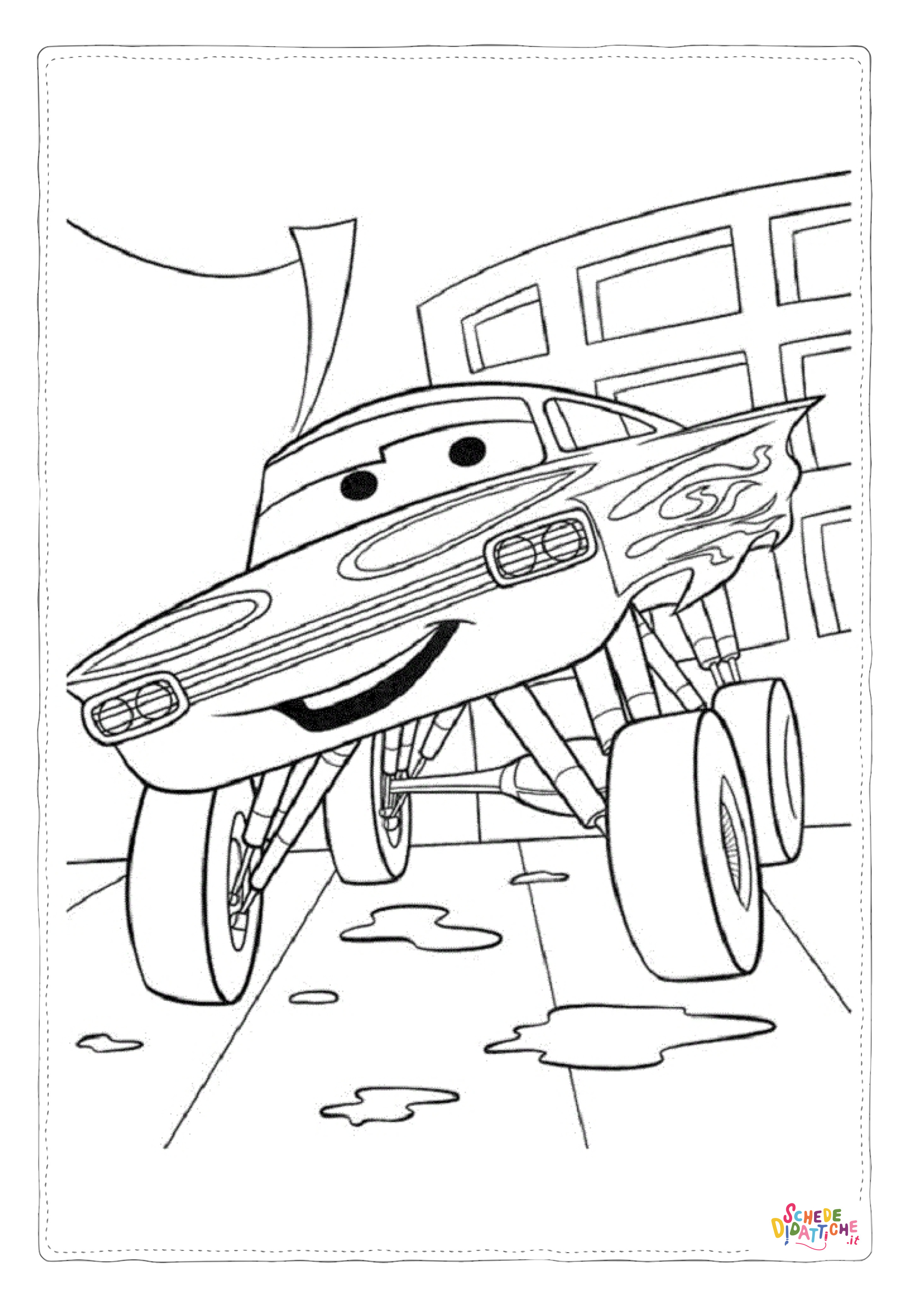 Disegno "Disegno di Cars da stampare e colorare 126" Disegno di Cars da stampare e colorare 126