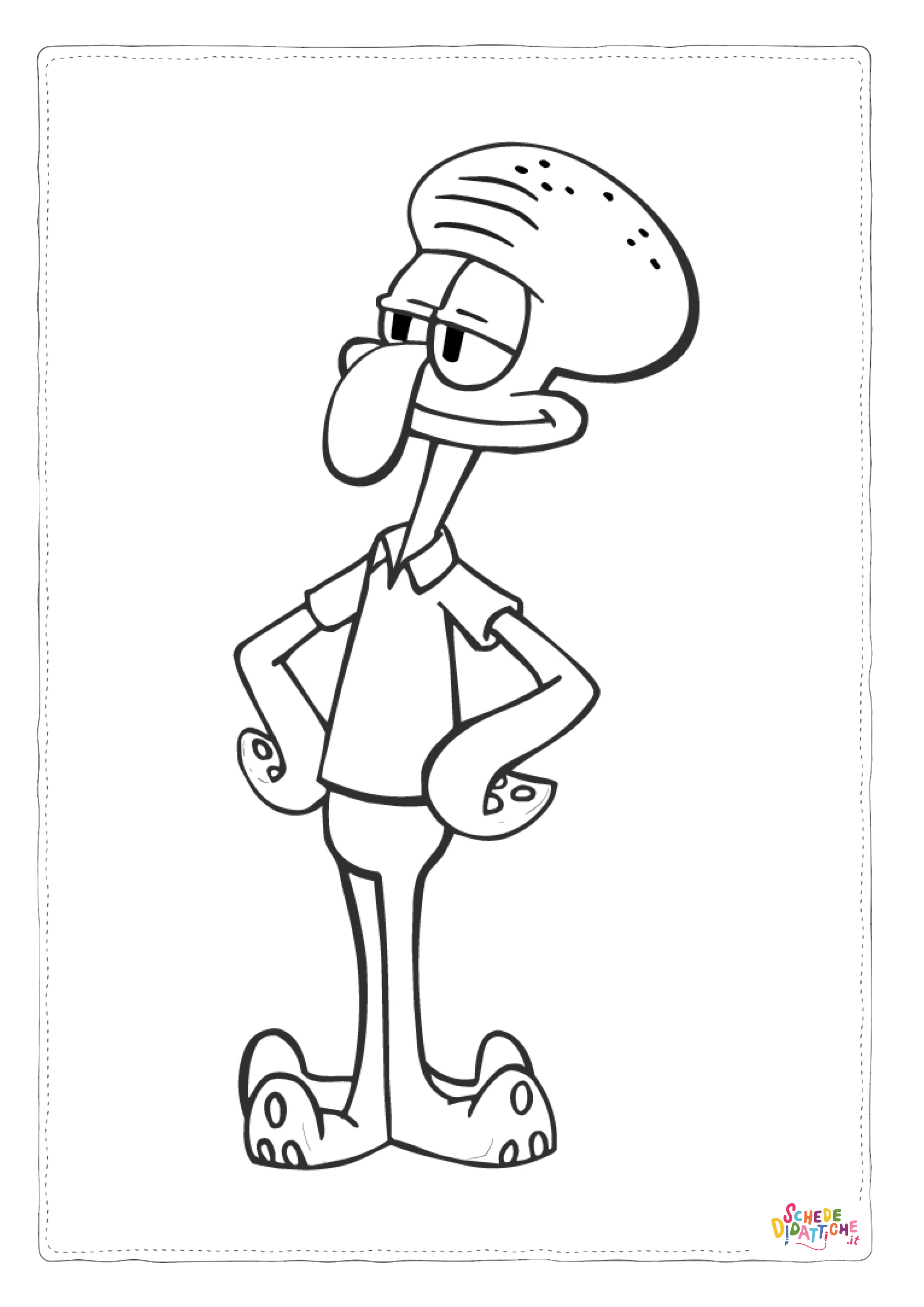 Disegno di Spongebob da stampare e colorare 36
