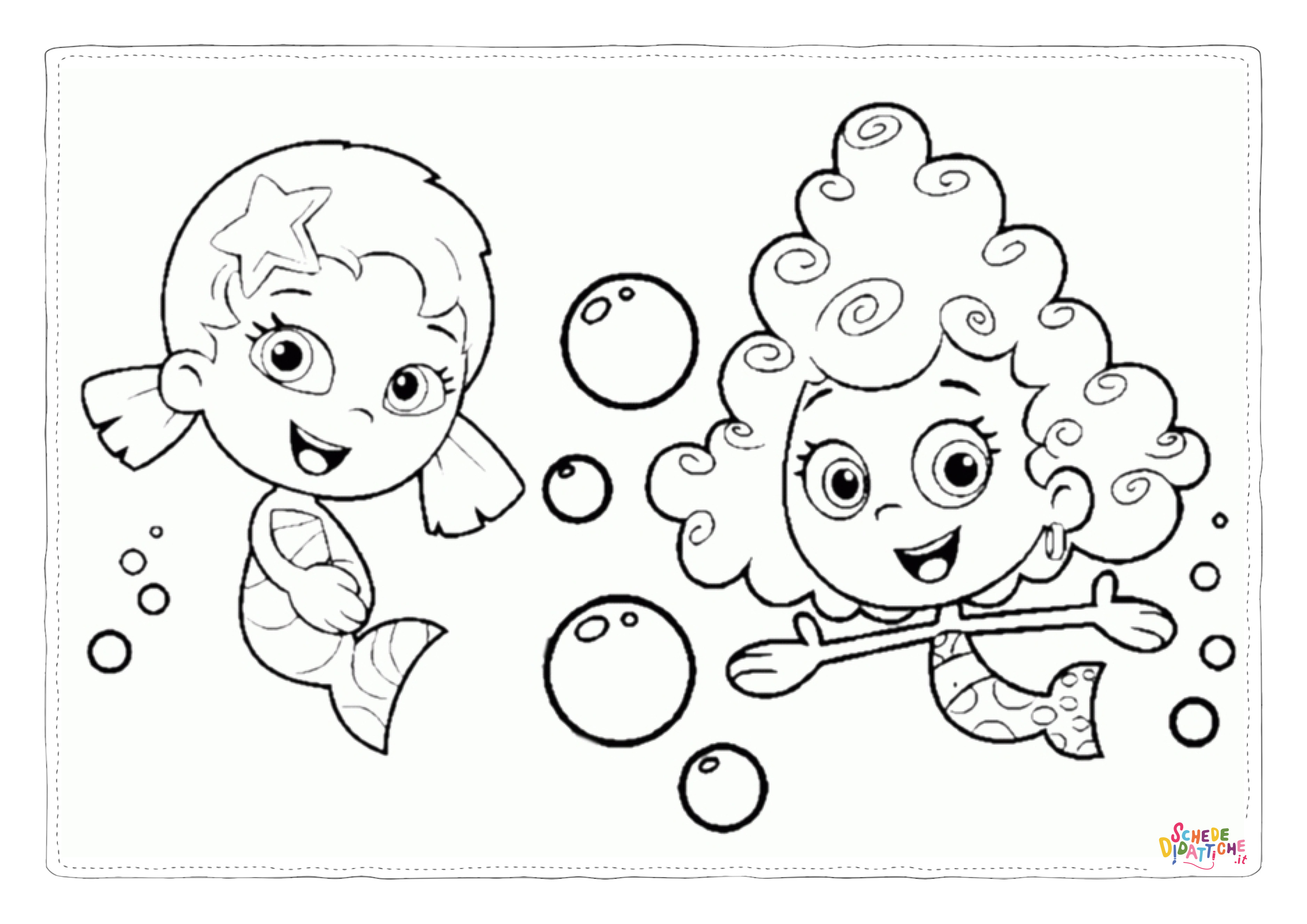 Disegno "Disegno di pesce da stampare e colorare 2" Disegno di pesce da stampare e colorare 2