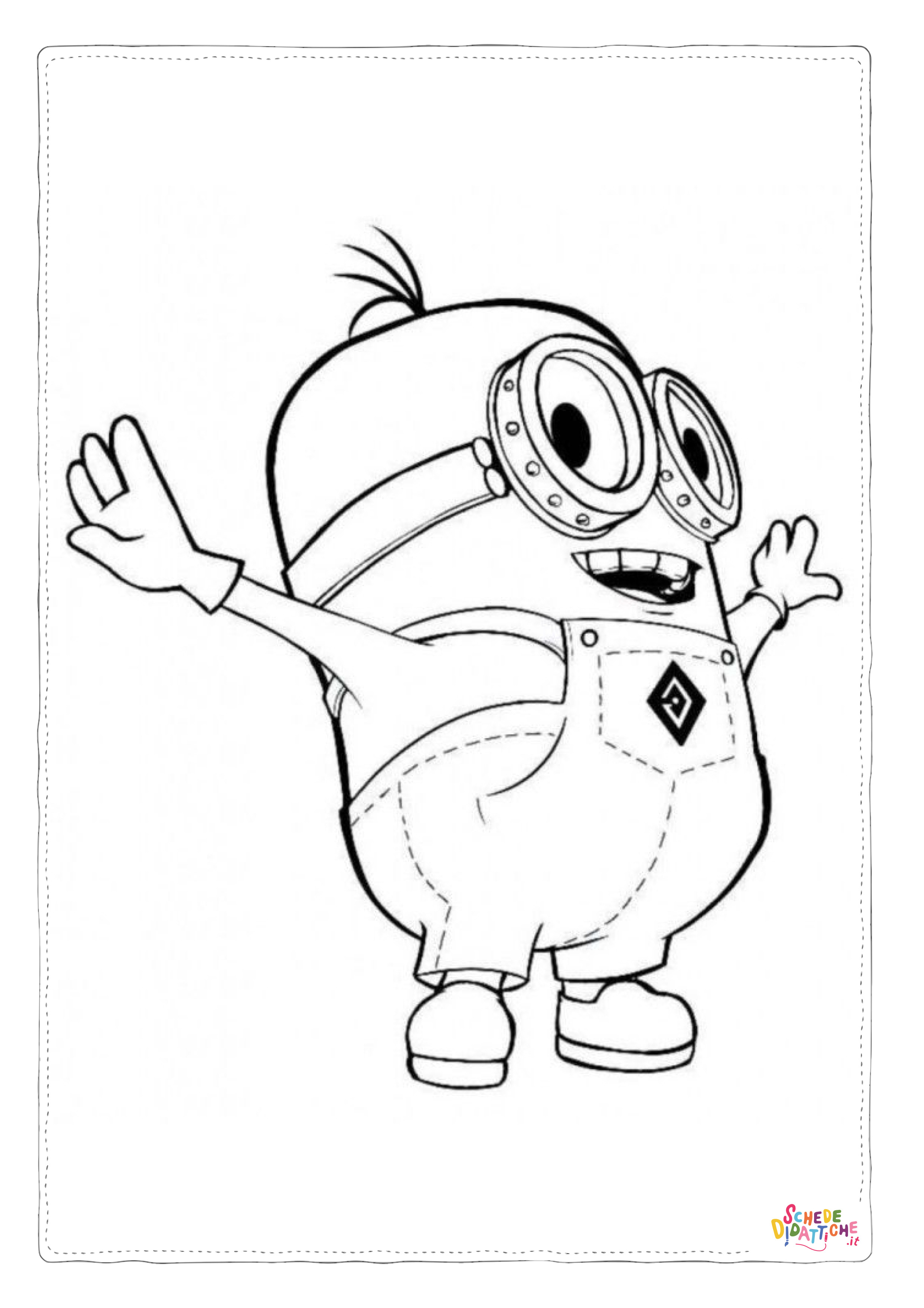 Disegno "Disegno di Cattivissimo me - Minions da stampare e colorare 7" Disegno di Cattivissimo me - Minions da stampare e colorare 7