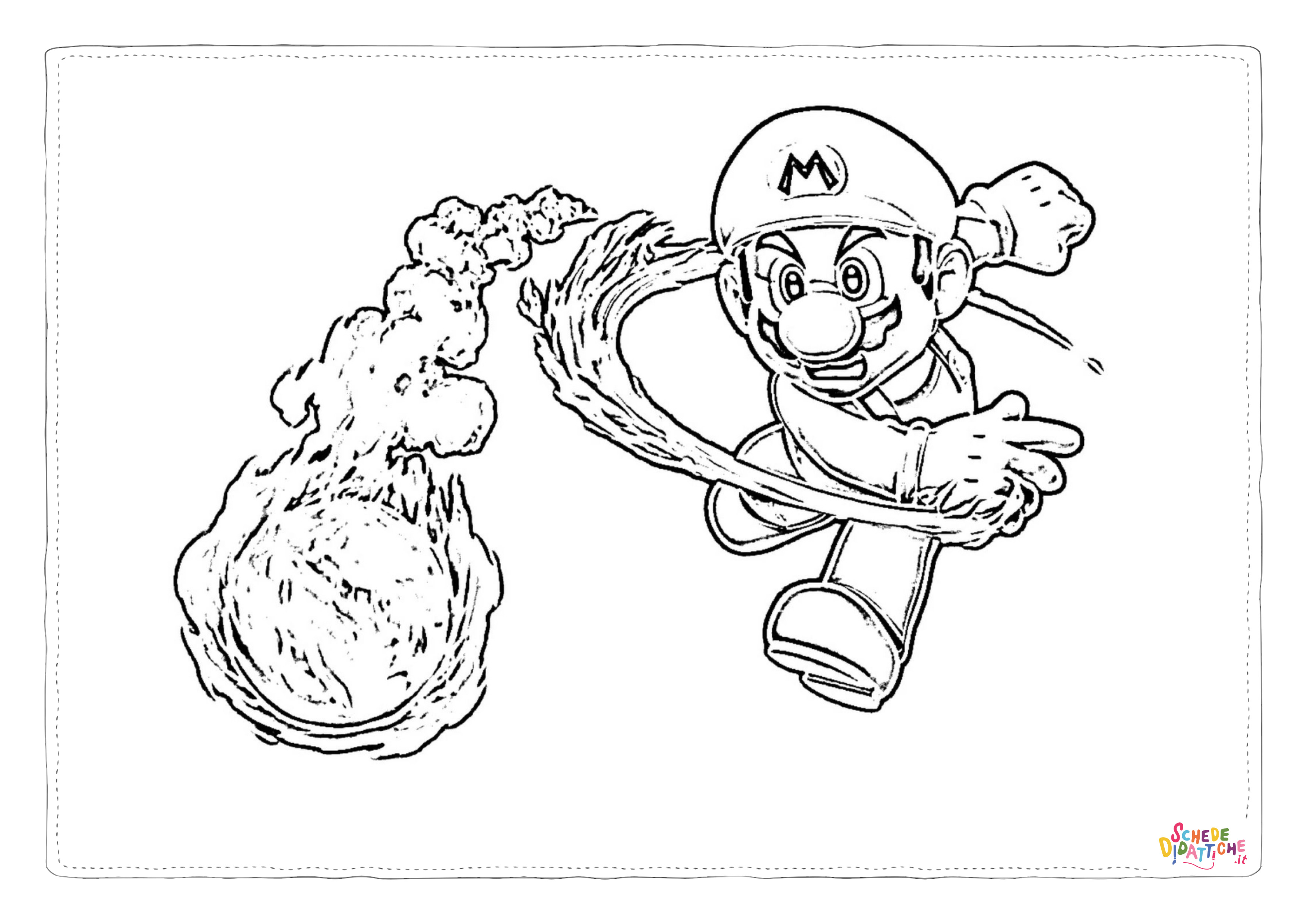 Disegno di Super Mario da stampare e colorare 118