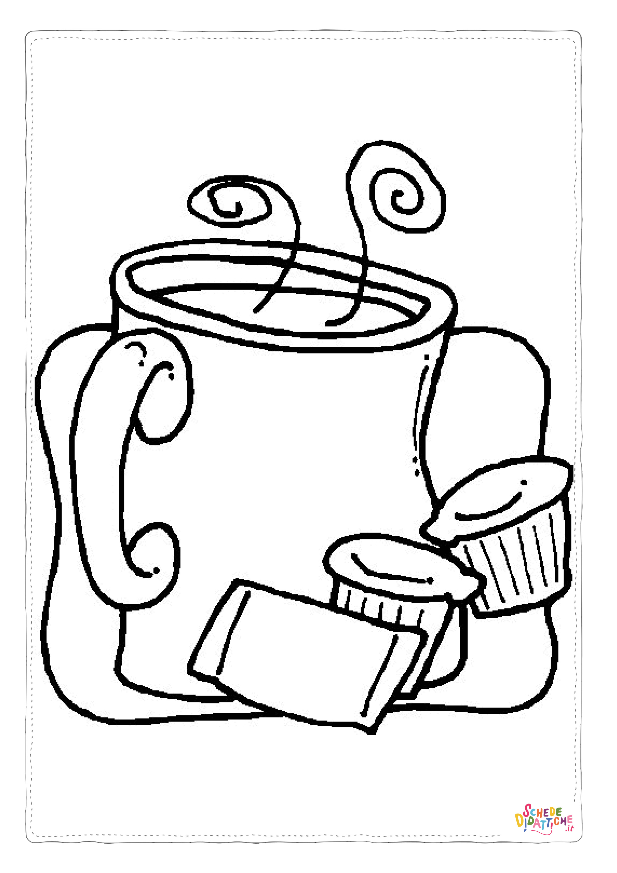 Disegno di colazione da stampare e colorare 20
