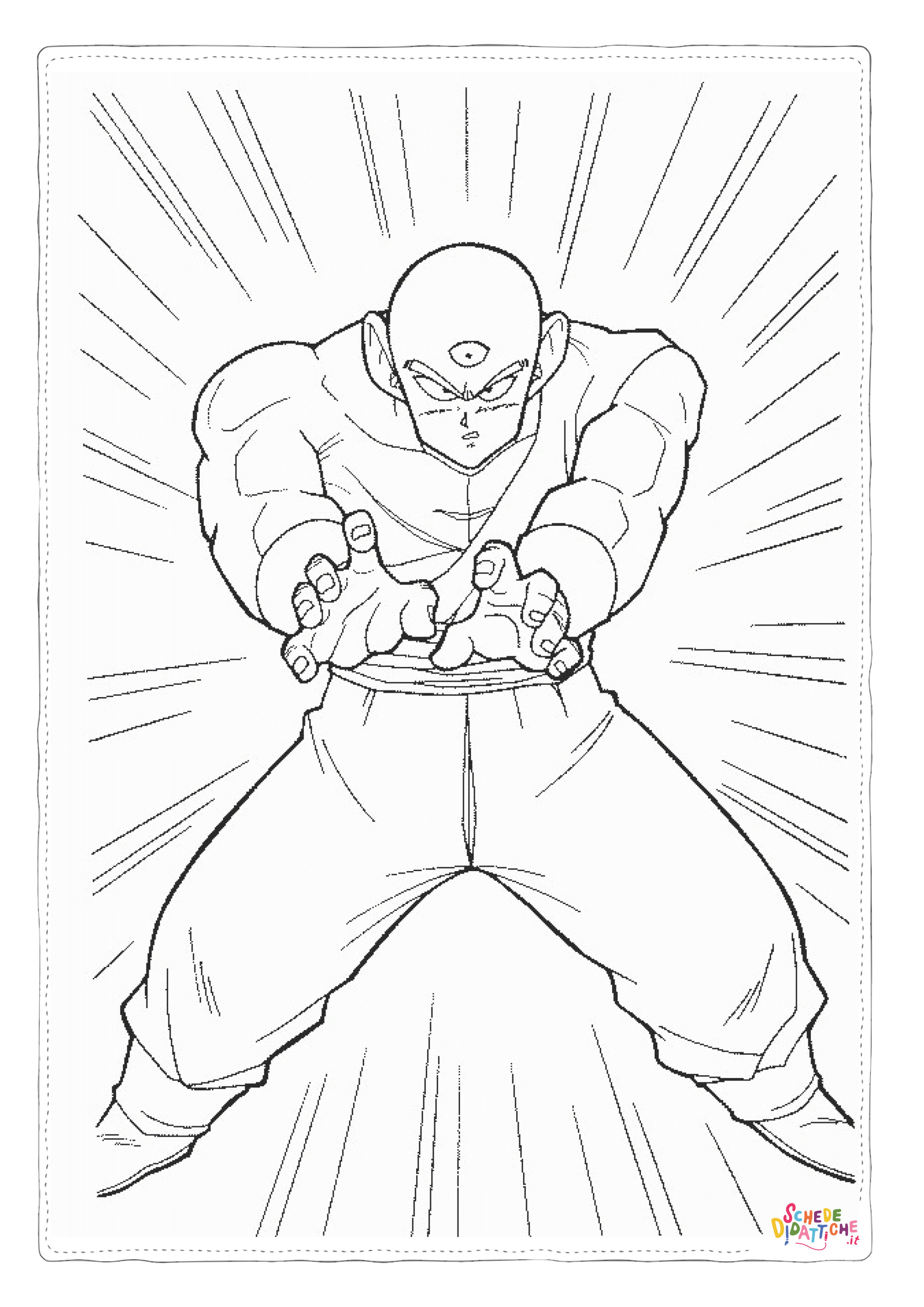 Disegno "Disegno di Dragon Ball da stampare e colorare 140" Disegno di Dragon Ball da stampare e colorare 140