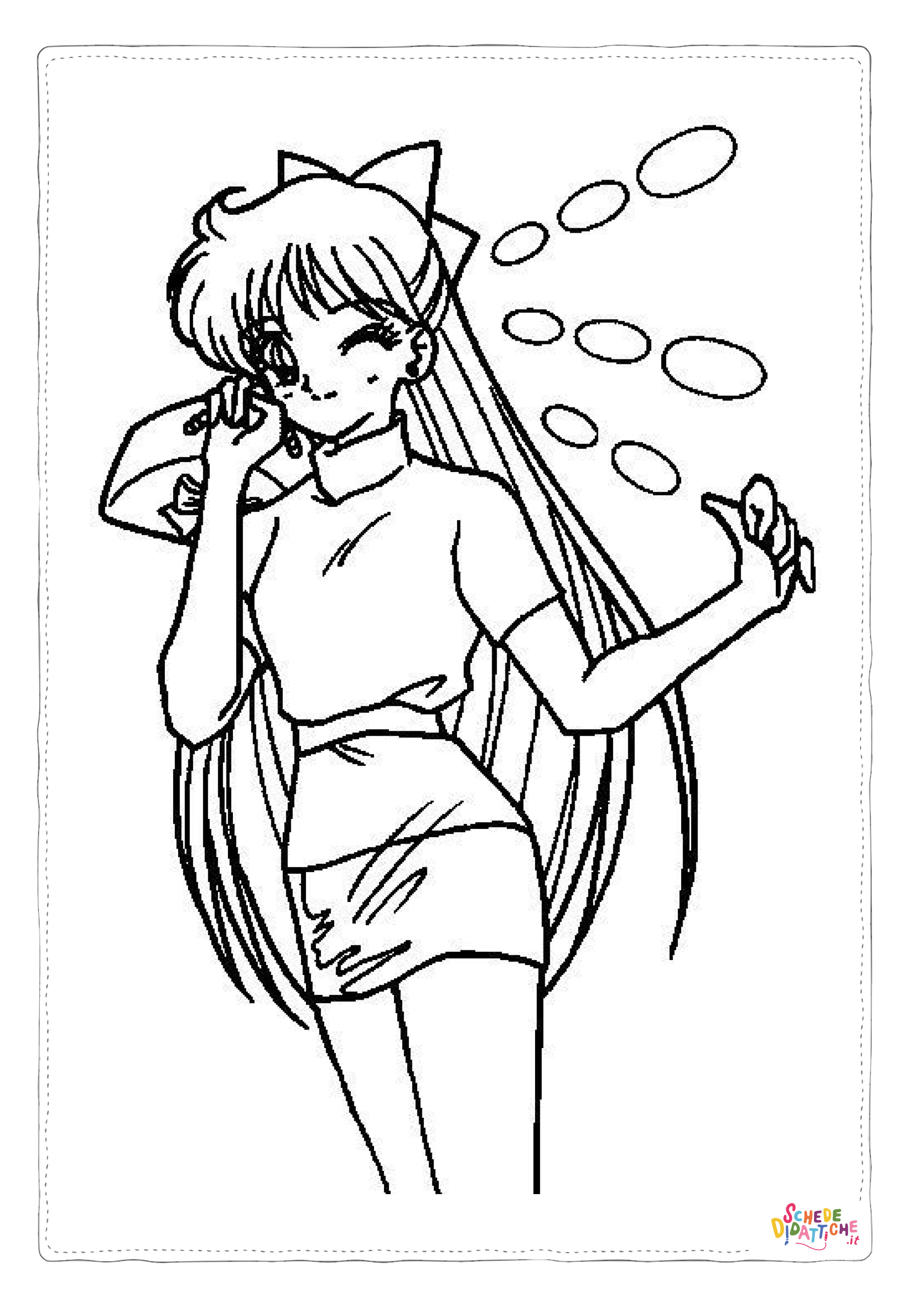 Disegno di Sailor Moon da stampare e colorare 26