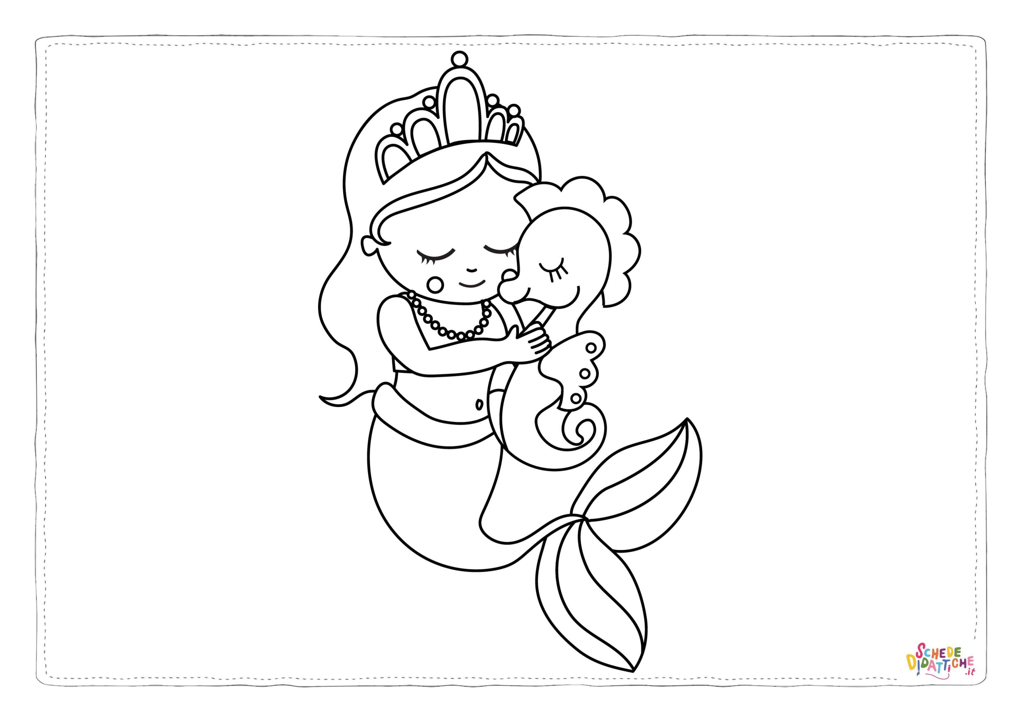Disegno "BABY-MERMAID-STAMPS-01" BABY-MERMAID-STAMPS-01