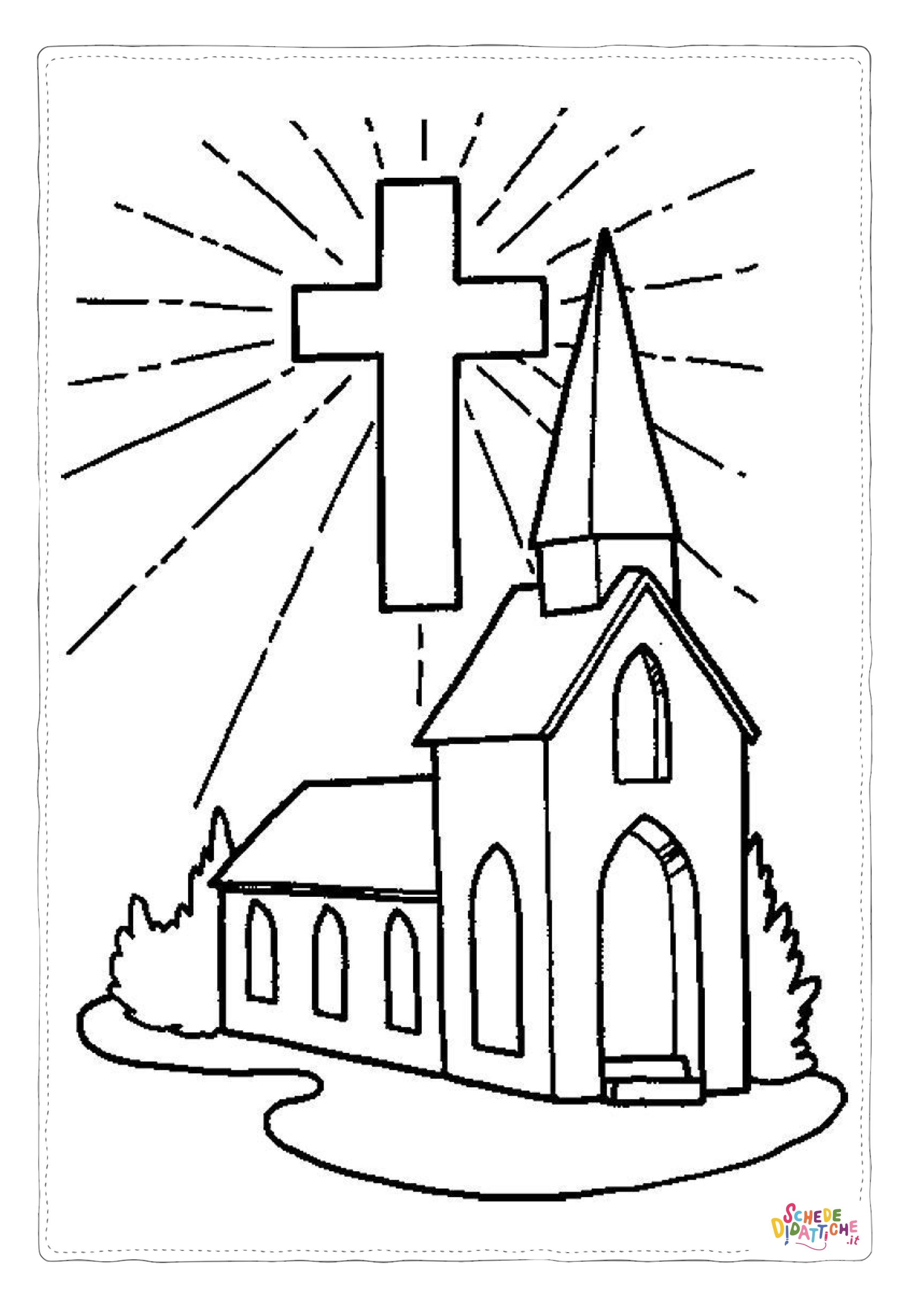 Disegno di Cristianesimo da stampare e colorare 104