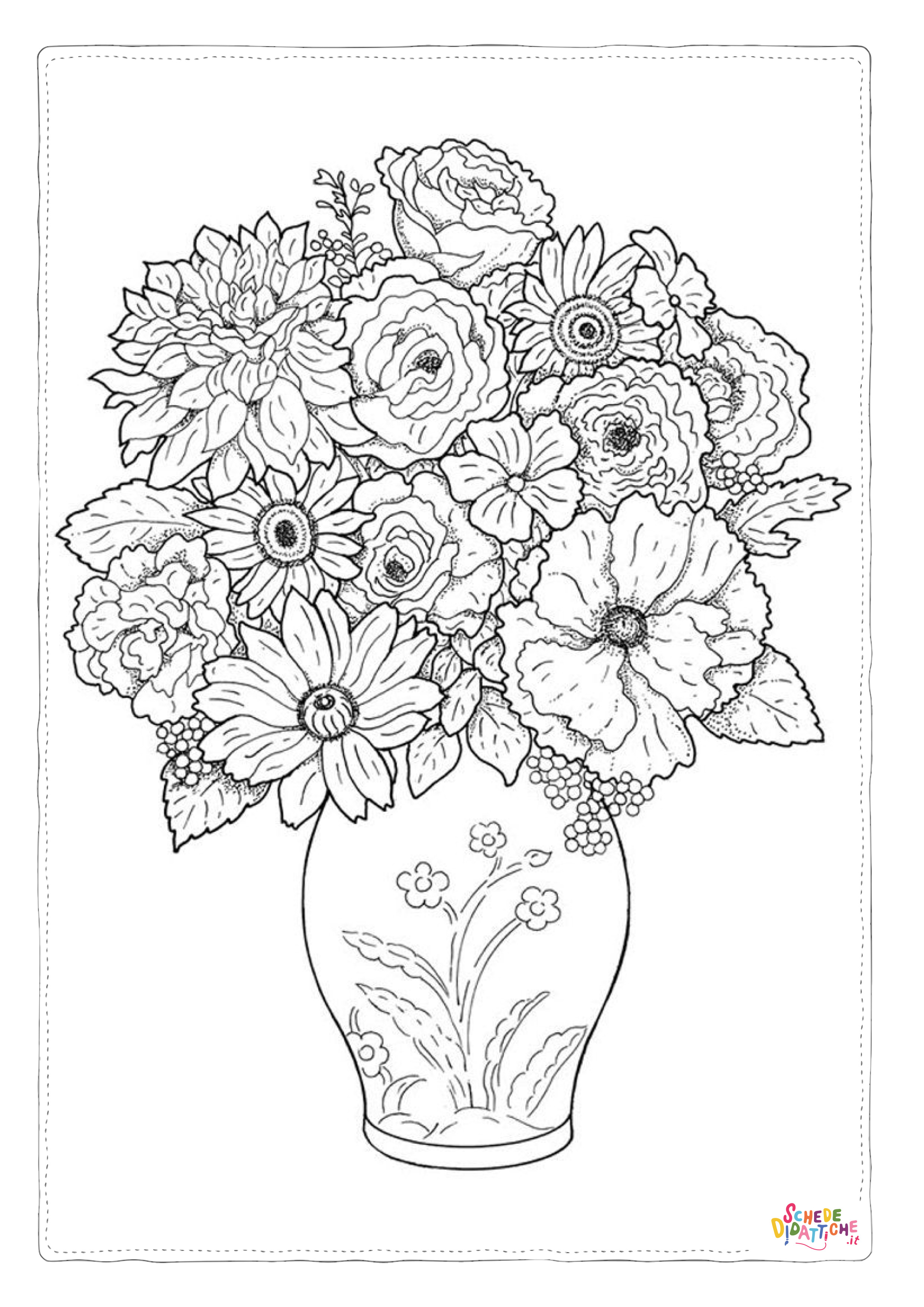 Disegno "Disegno di mandala da stampare e colorare 266" Disegno di mandala da stampare e colorare 266