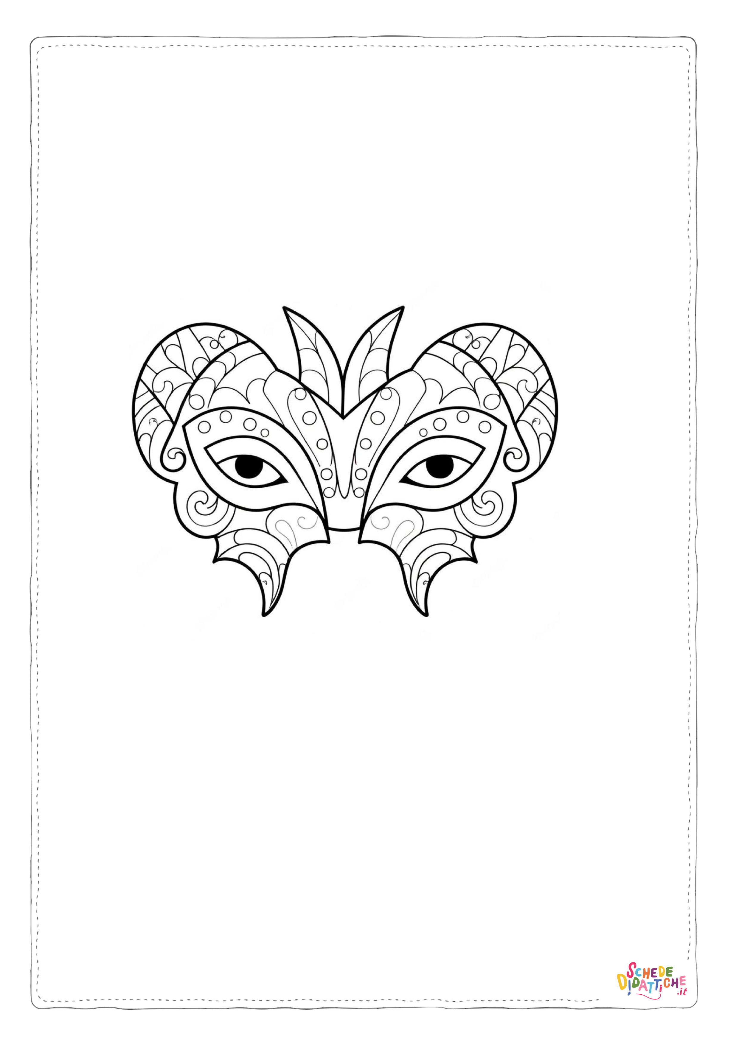 Disegno "Maschera 22" Maschera 22