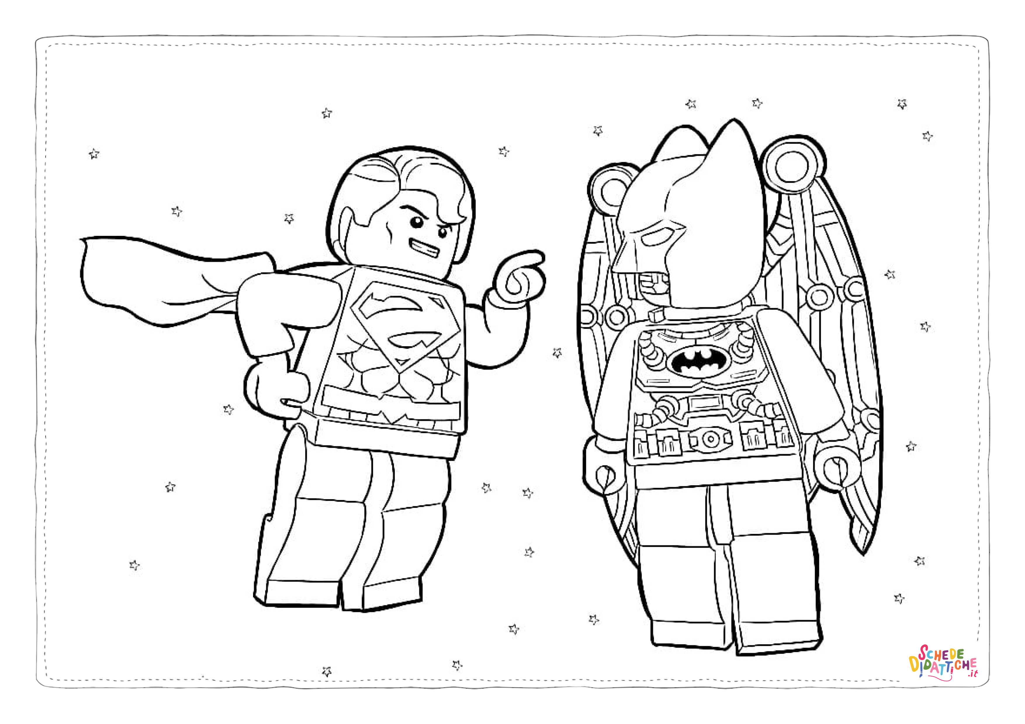Disegno di LEGO Batman da stampare e colorare 24