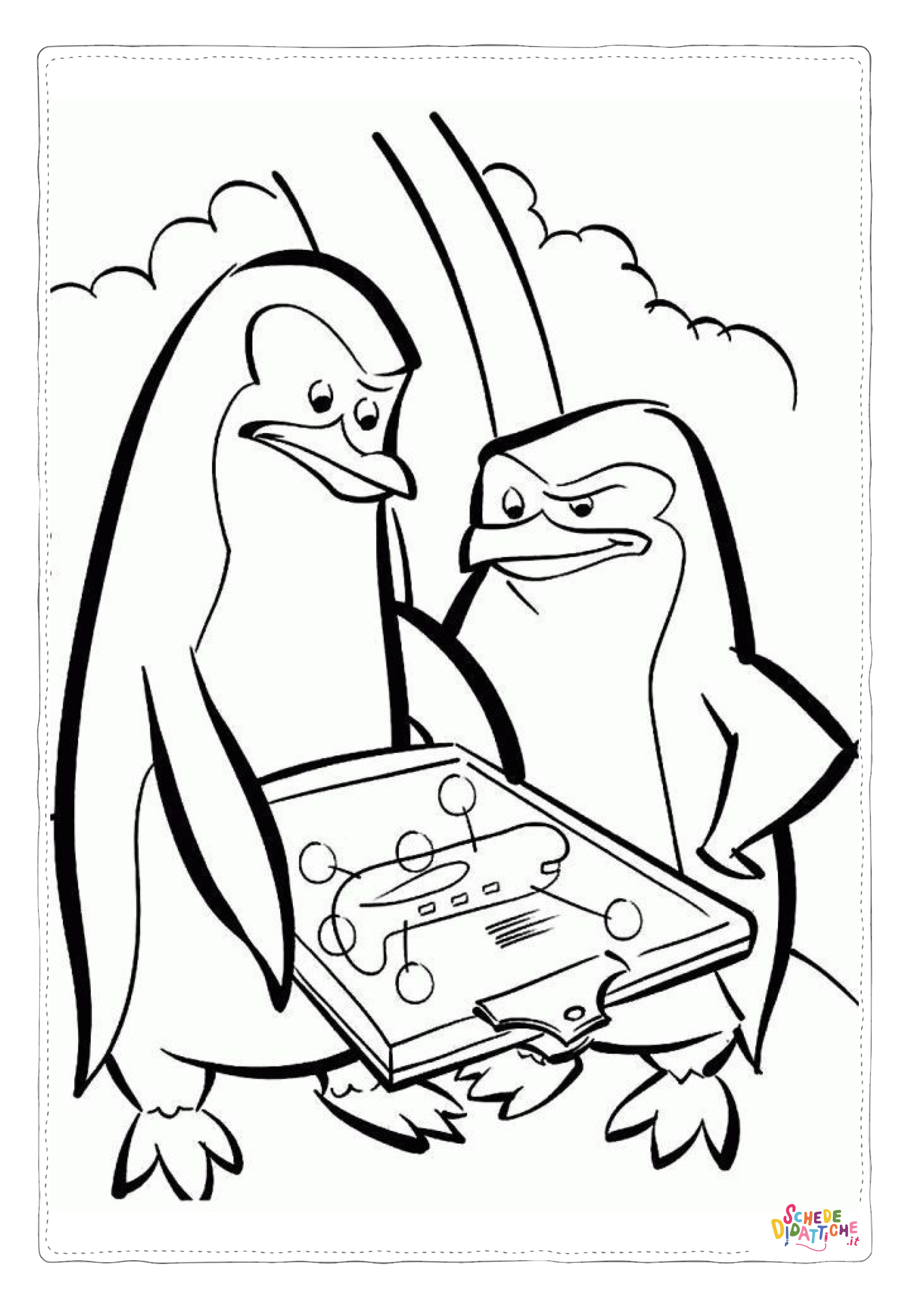 Disegno di pinguino da stampare e colorare 67
