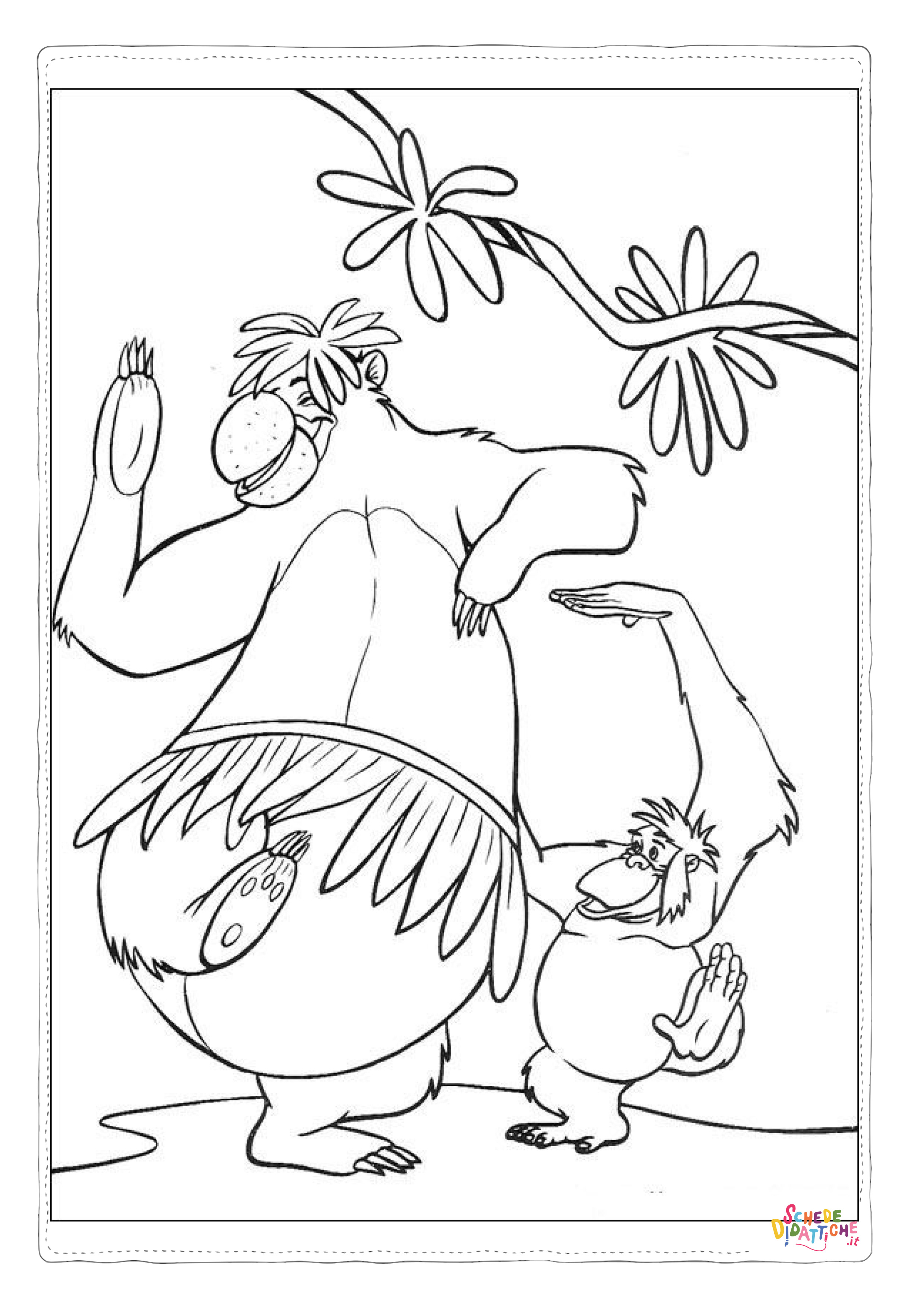 Disegno "Disegno di Il libro della giungla da stampare e colorare 77" Disegno di Il libro della giungla da stampare e colorare 77