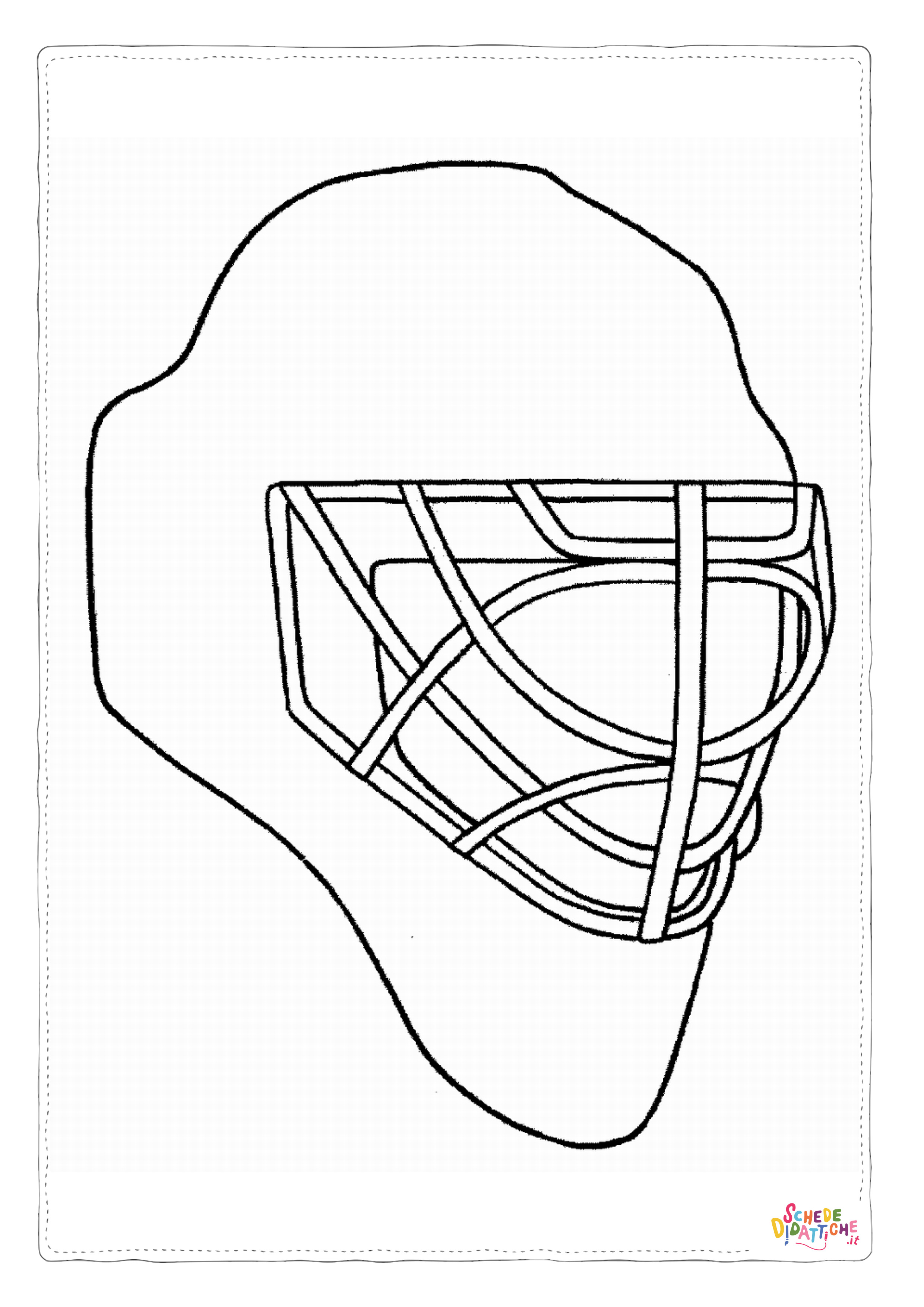 Disegno "Disegno di football americano da stampare e colorare 72" Disegno di football americano da stampare e colorare 72