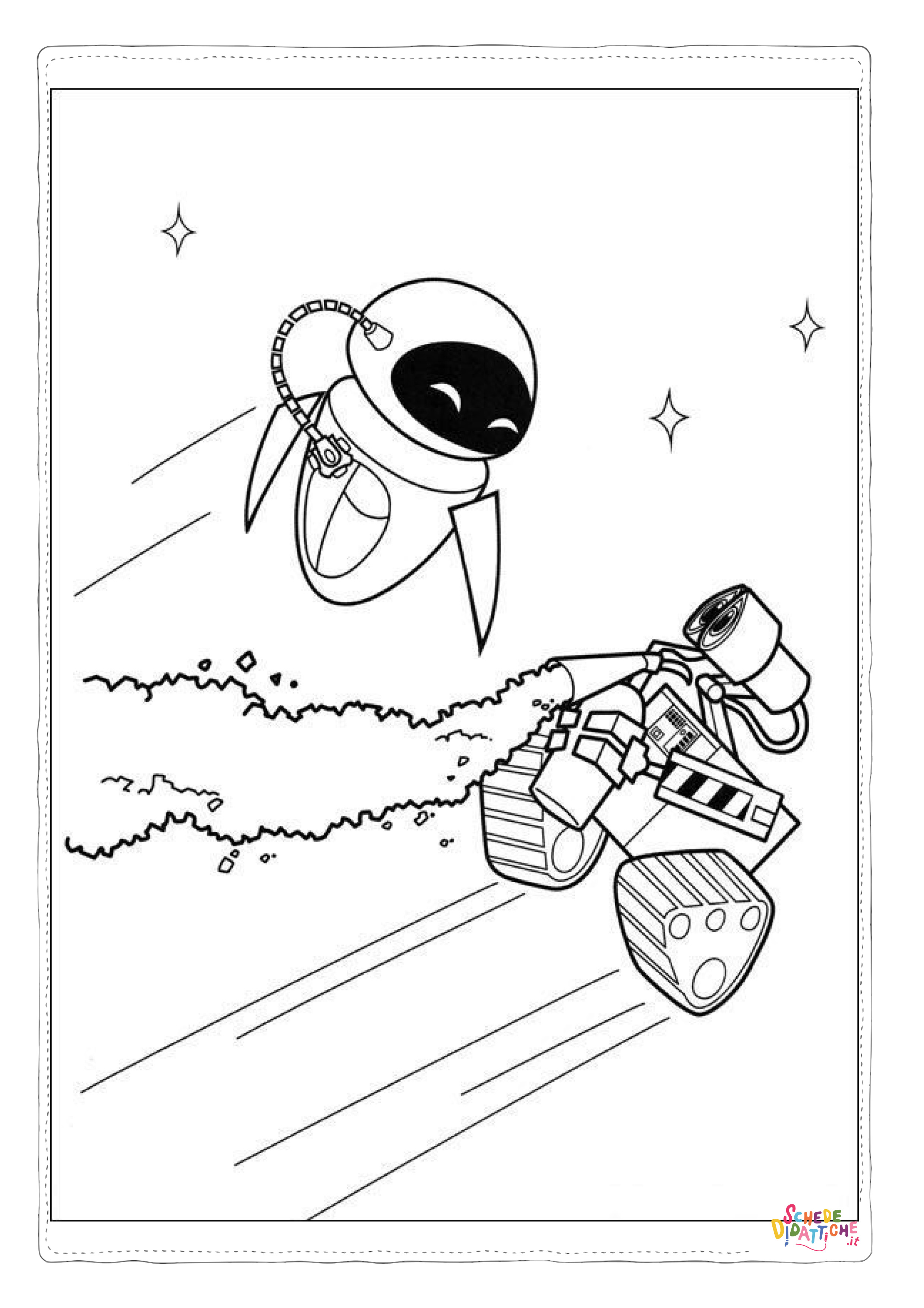 Disegno "Disegno di Wall-E da stampare e colorare 59" Disegno di Wall-E da stampare e colorare 59