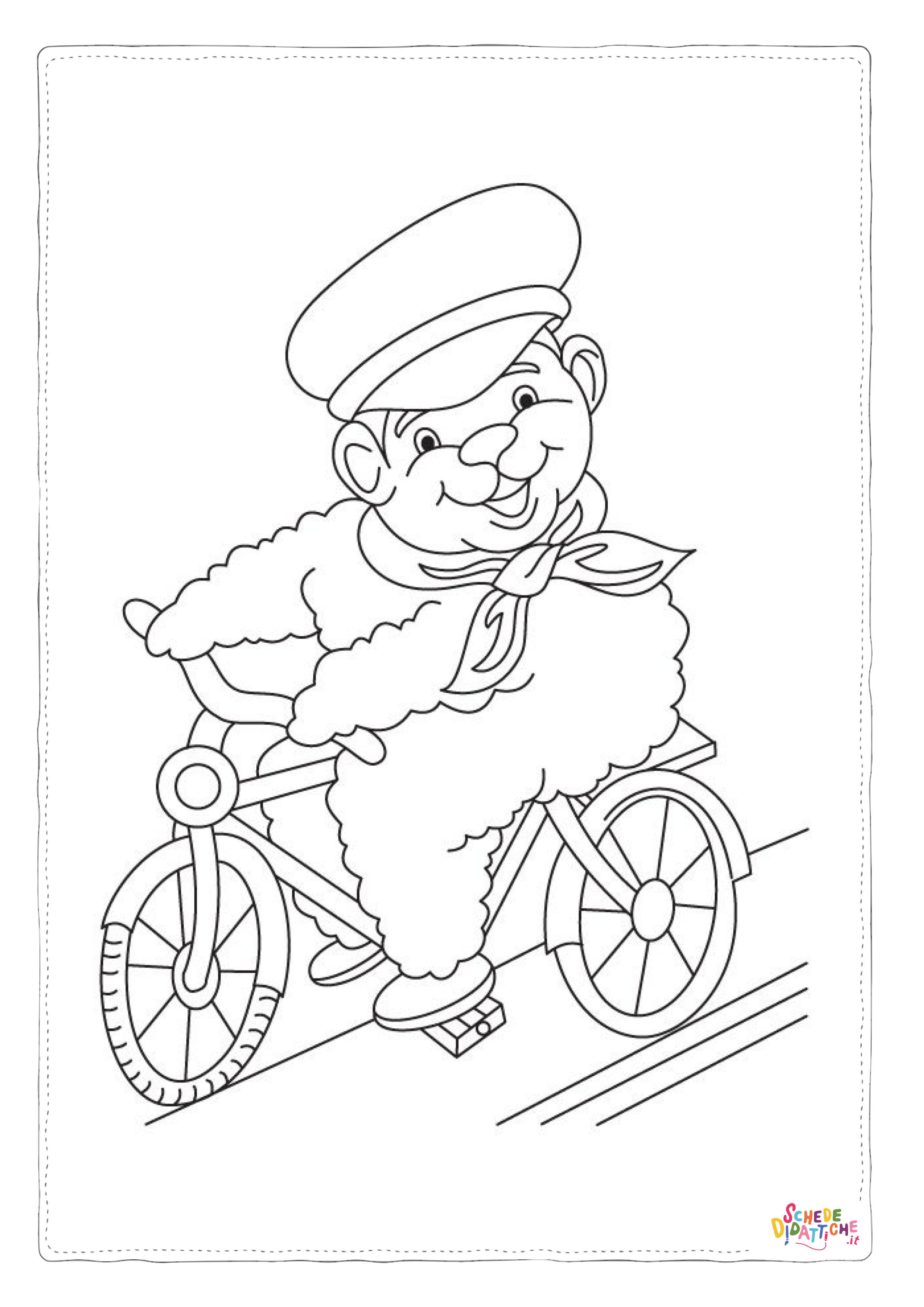 Disegno di pecora da stampare e colorare 40