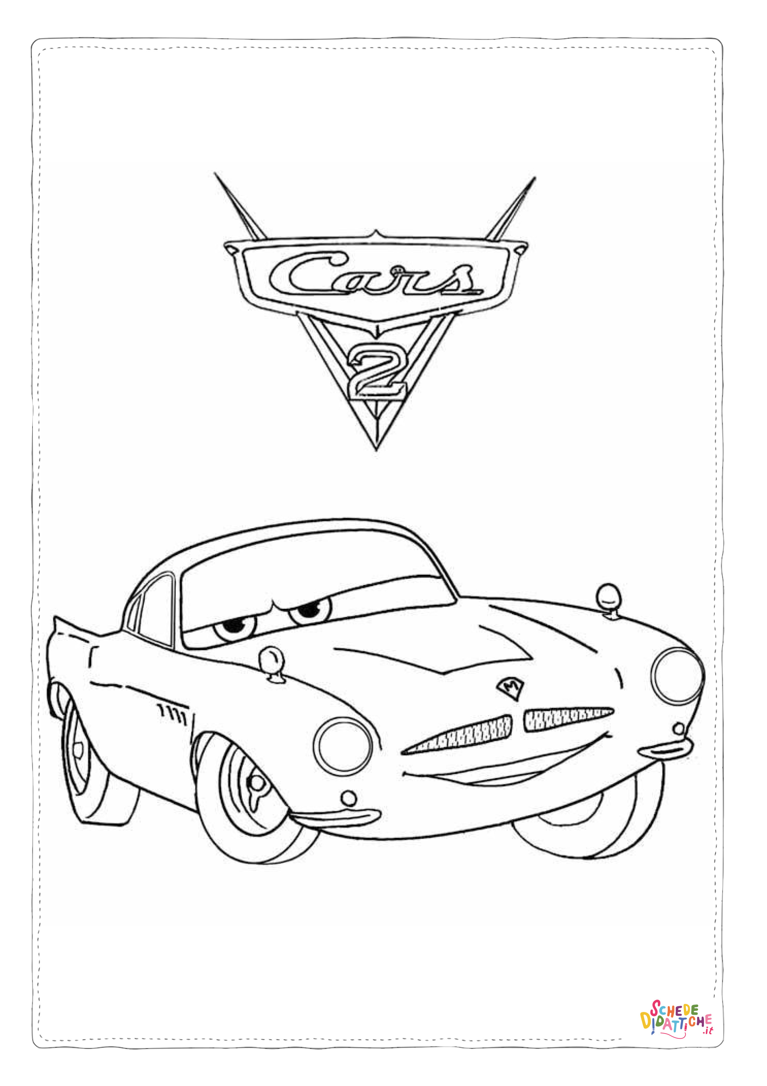 Disegno "Disegno di Cars da stampare e colorare 95" Disegno di Cars da stampare e colorare 95