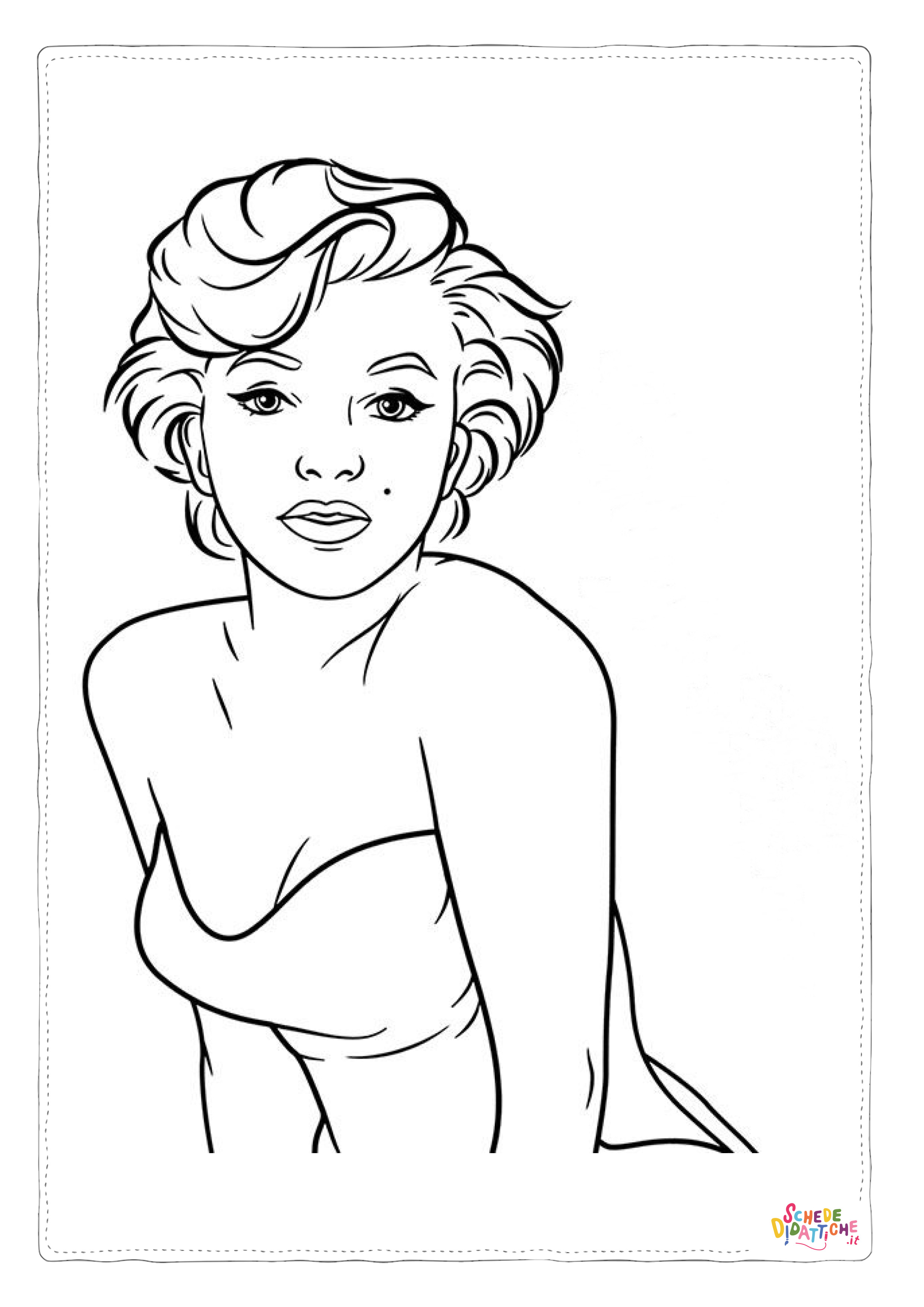 Disegno "Disegno di persona famosa da stampare e colorare 22" Disegno di persona famosa da stampare e colorare 22