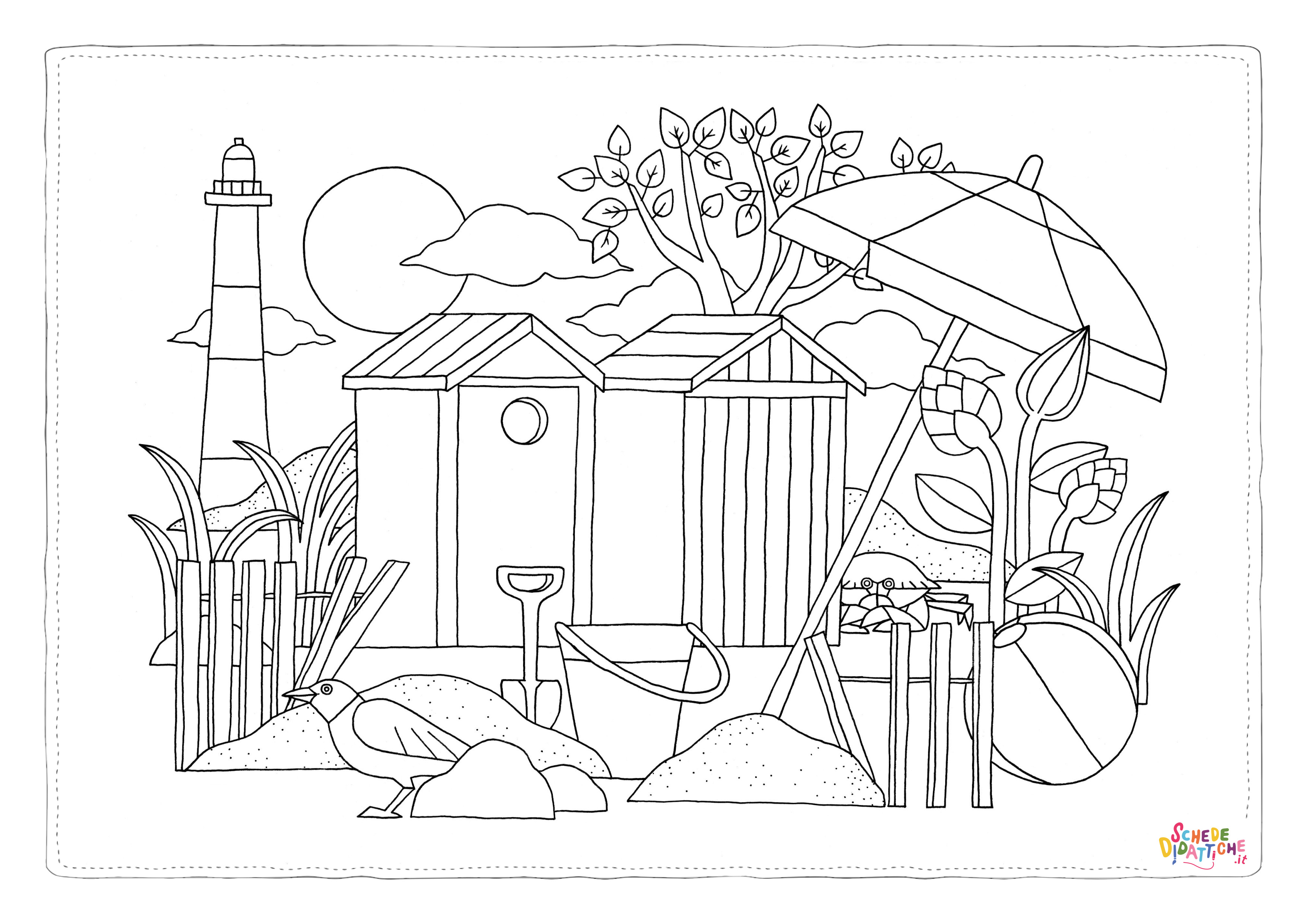 Disegno "Castelli di sapbbia in spiaggia 8" Castelli di sapbbia in spiaggia 8