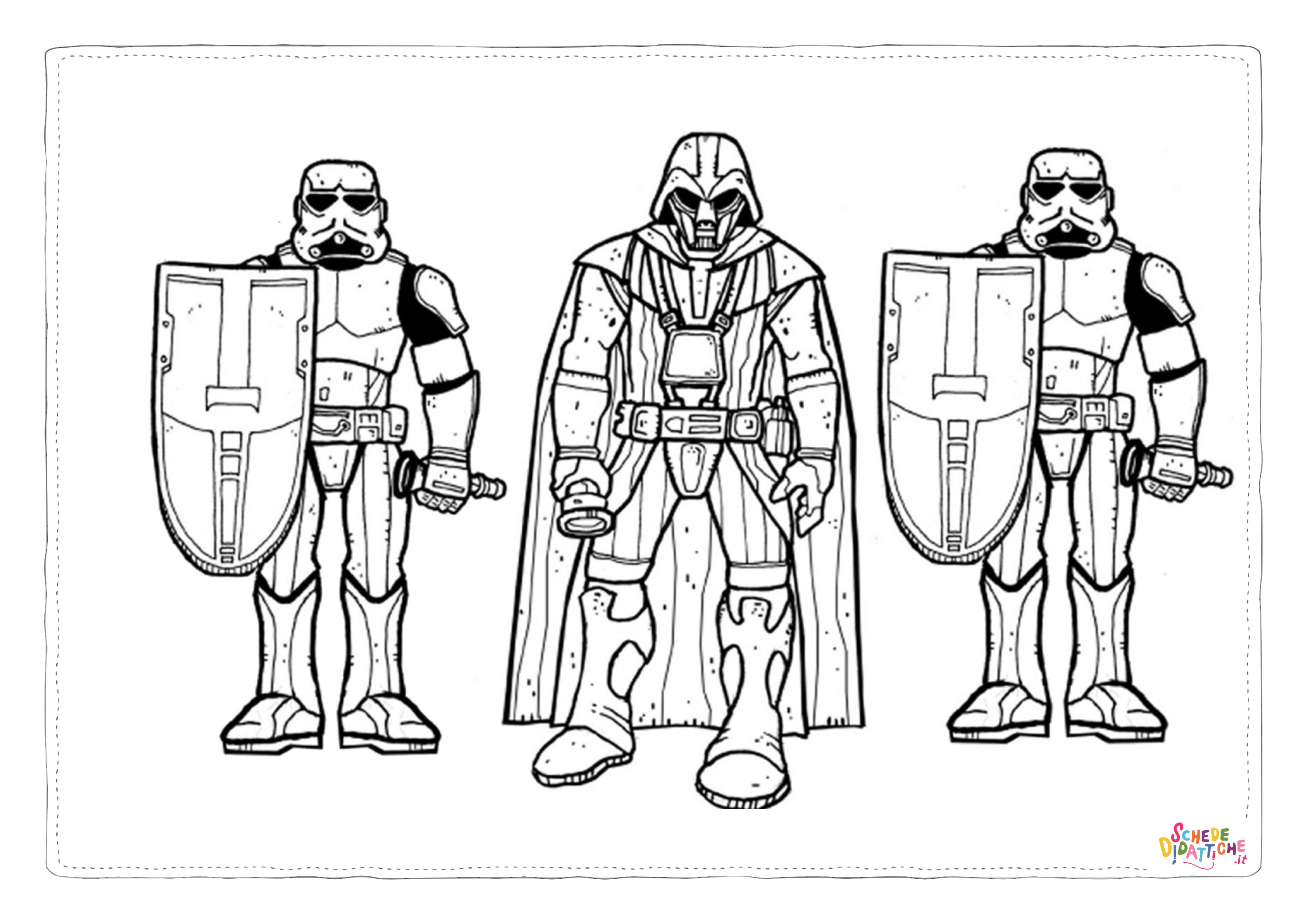 Disegno "Disegno di Star Wars da stampare e colorare 28" Disegno di Star Wars da stampare e colorare 28
