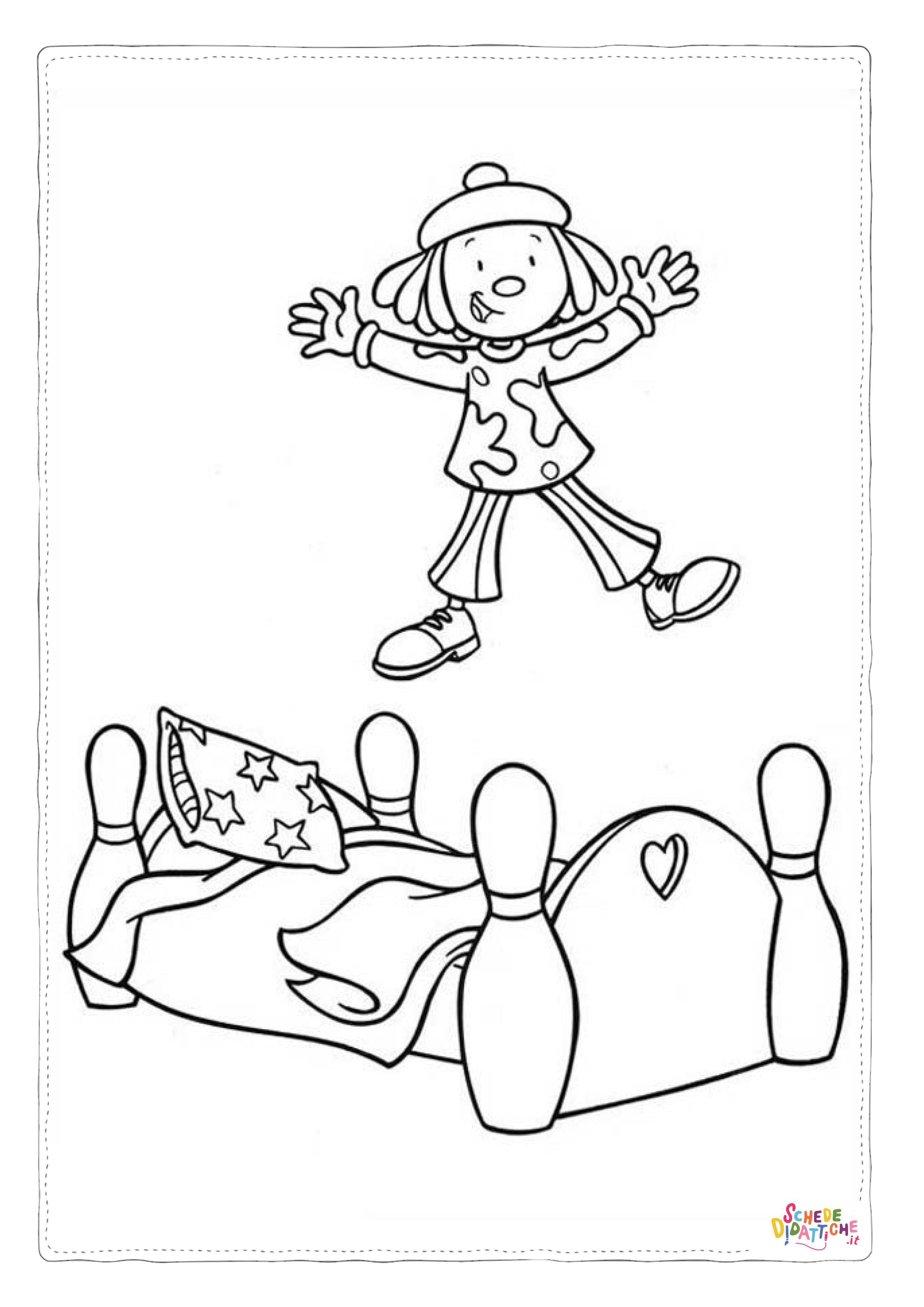 Disegno di circense da stampare e colorare 5