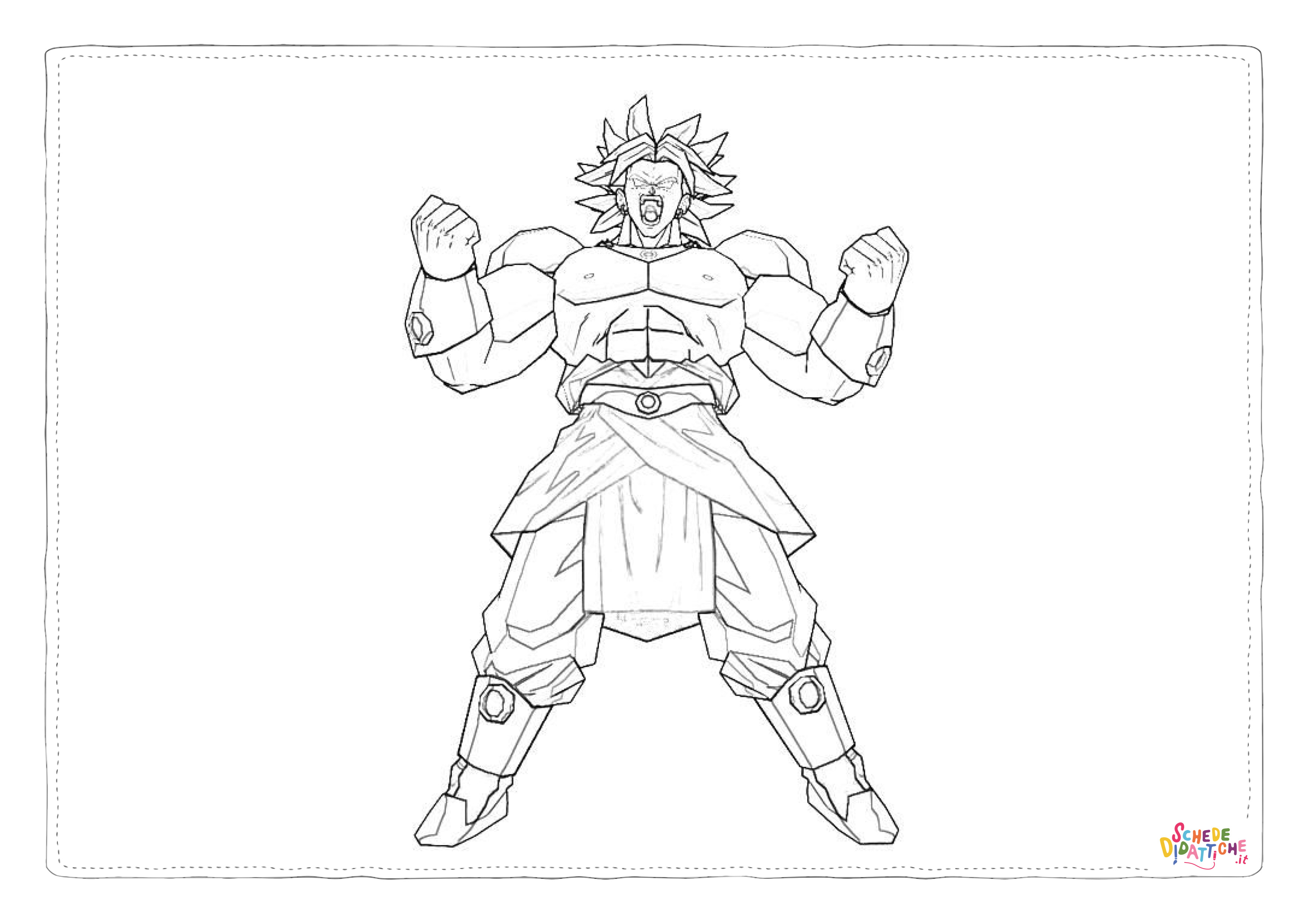 Disegno "Disegno di Dragon Ball da stampare e colorare 30" Disegno di Dragon Ball da stampare e colorare 30