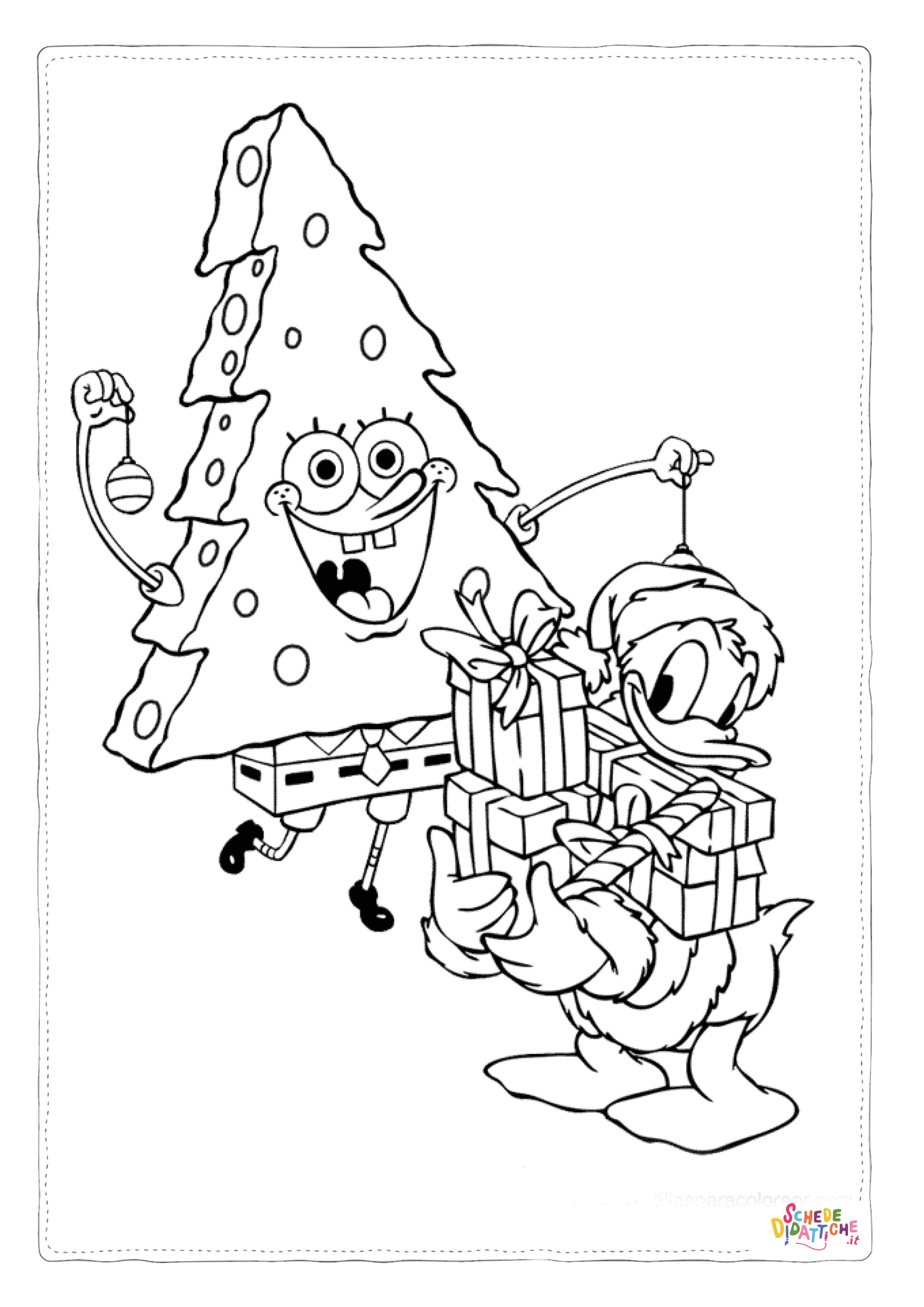 Disegno "Disegno di Paperino da stampare e colorare 37" Disegno di Paperino da stampare e colorare 37