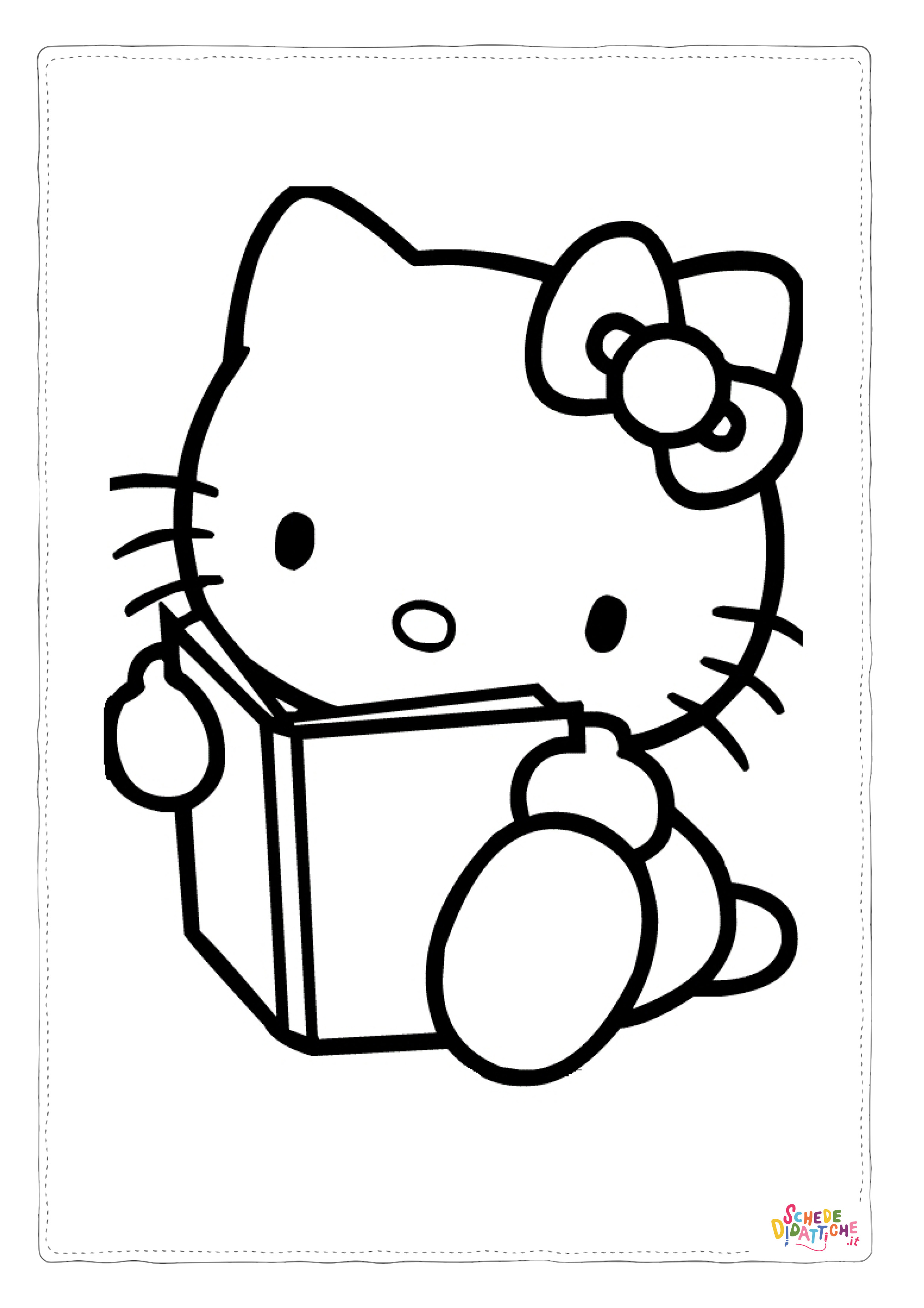 Disegno "Disegno di Hello Kitty da stampare e colorare 70" Disegno di Hello Kitty da stampare e colorare 70