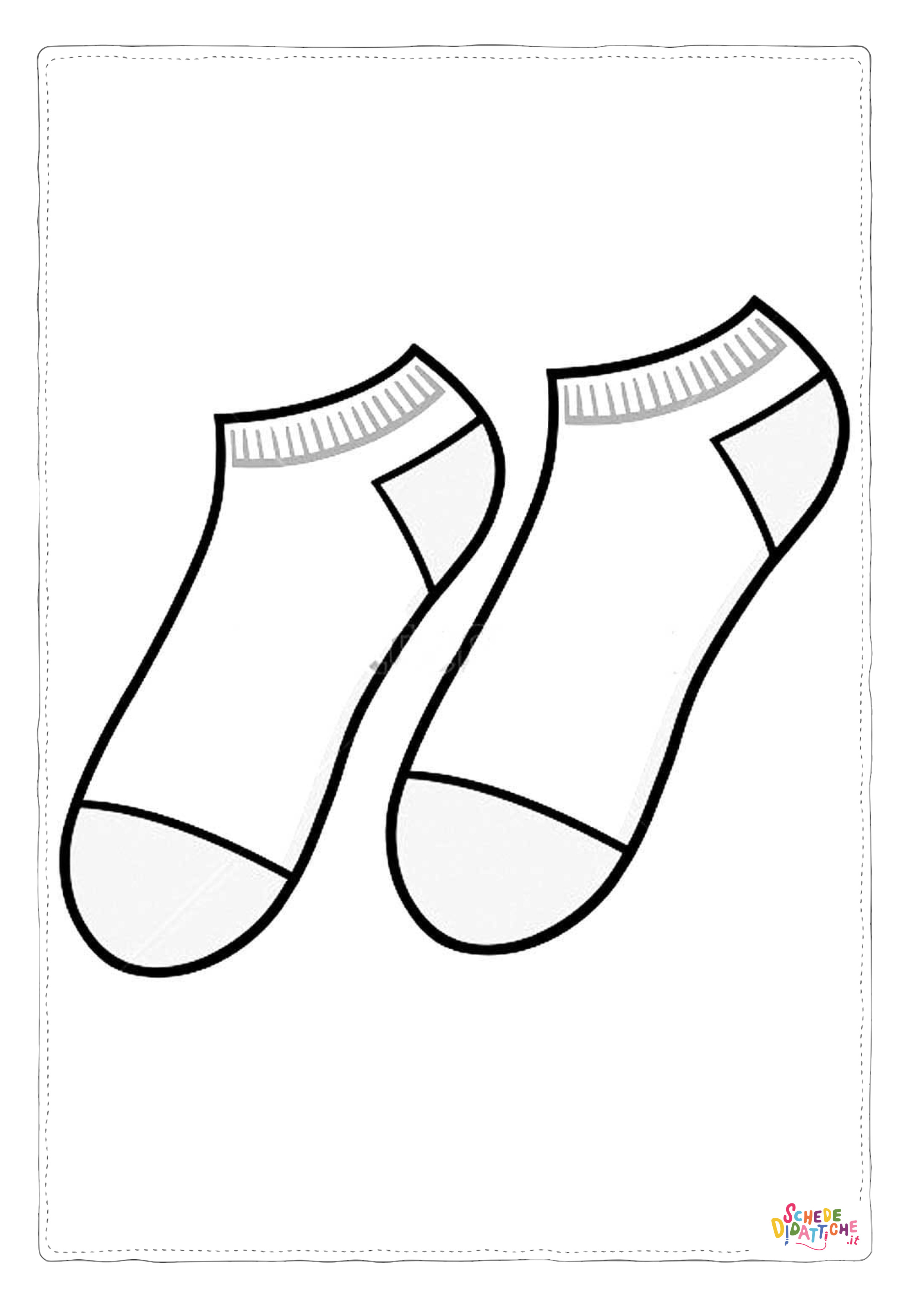 Disegno di biancheria intima da stampare e colorare 4