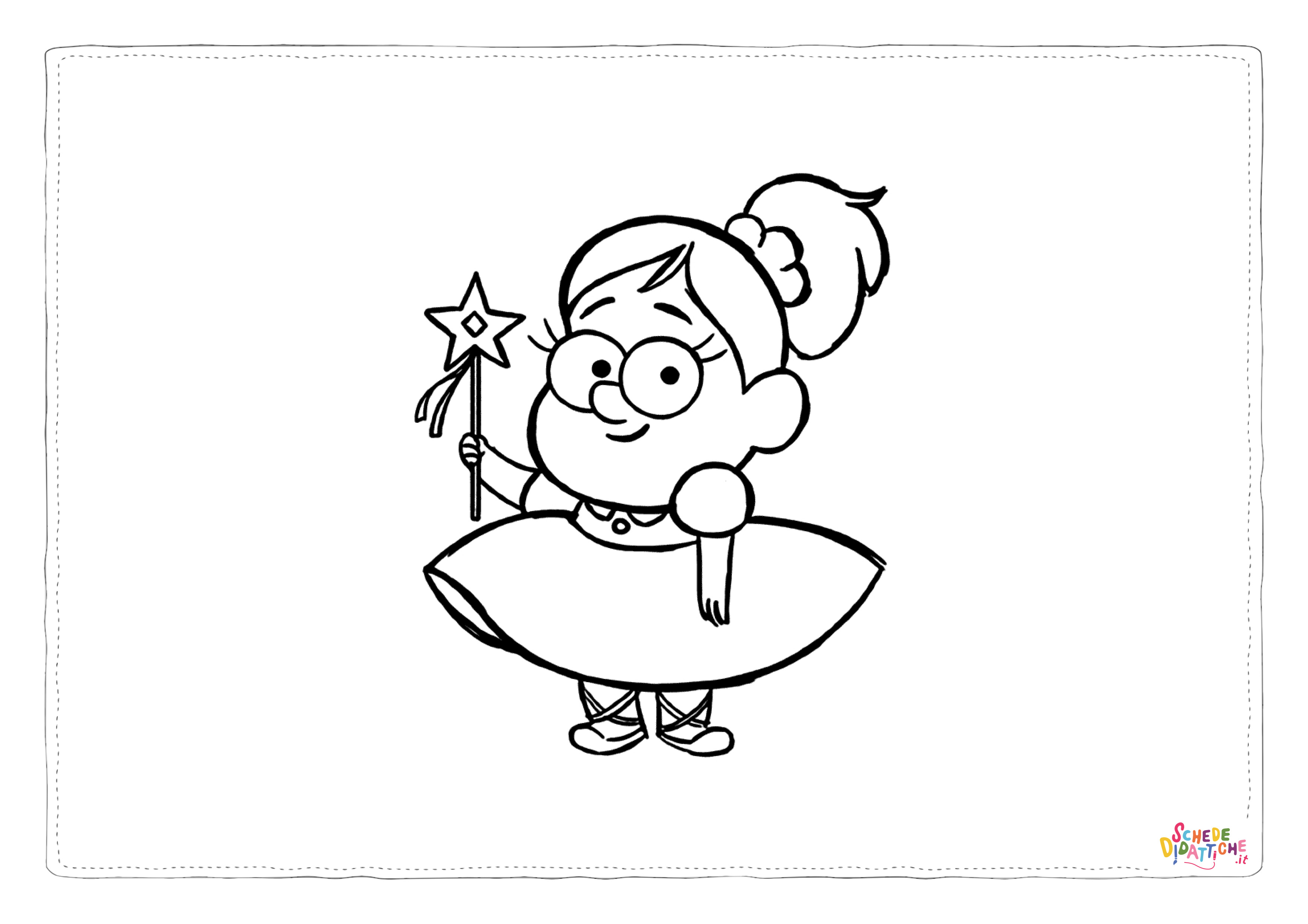 Disegno "Disegno di Gravity Falls da stampare e colorare 3" Disegno di Gravity Falls da stampare e colorare 3
