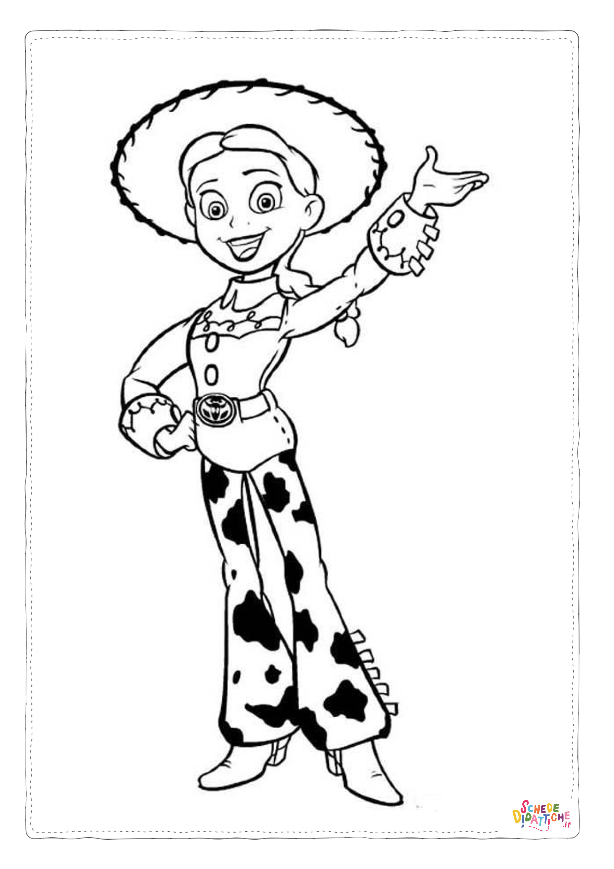 Disegno "Disegno di Toy Story da stampare e colorare 106" Disegno di Toy Story da stampare e colorare 106