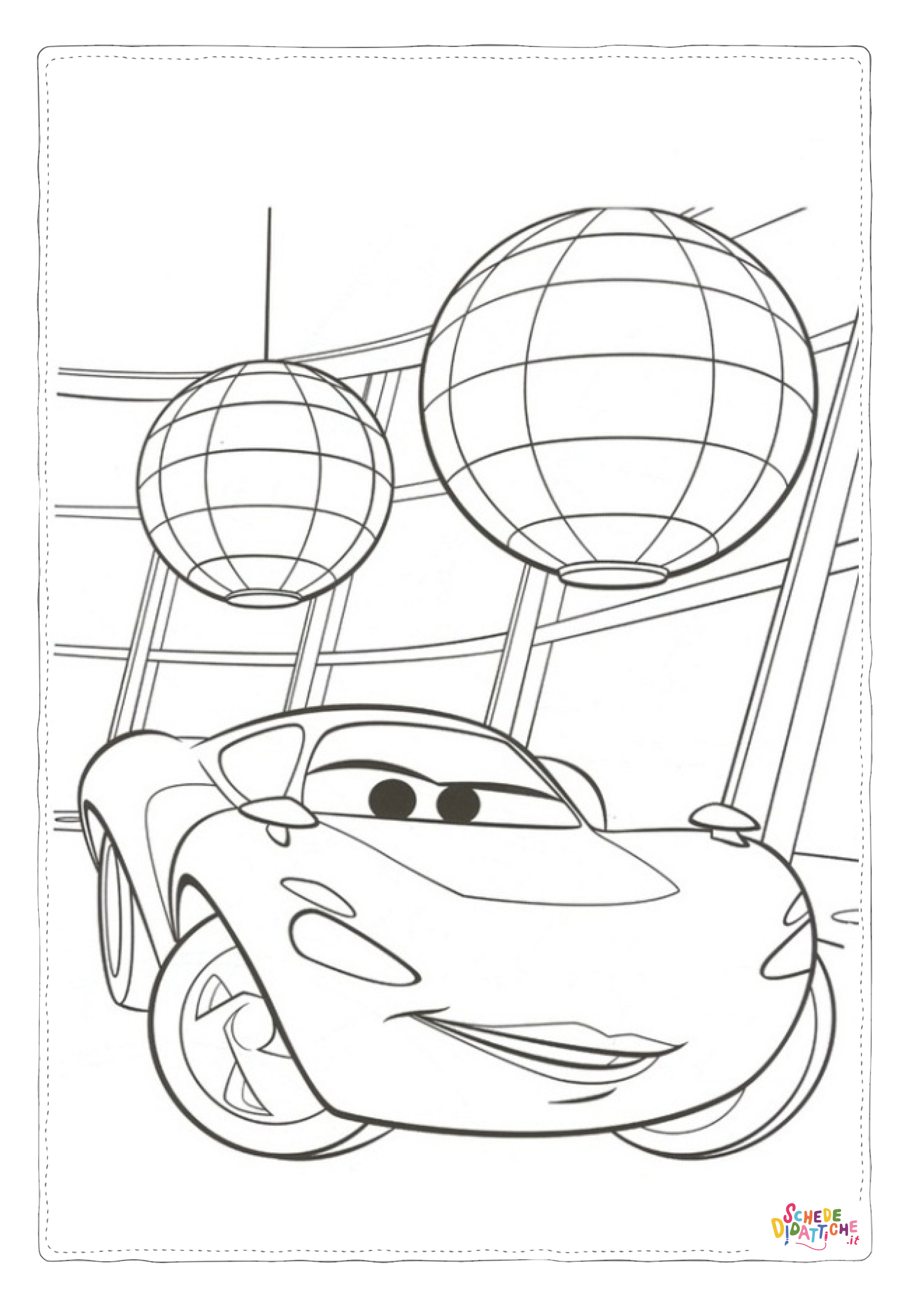 Disegno "Disegno di Cars da stampare e colorare 143" Disegno di Cars da stampare e colorare 143