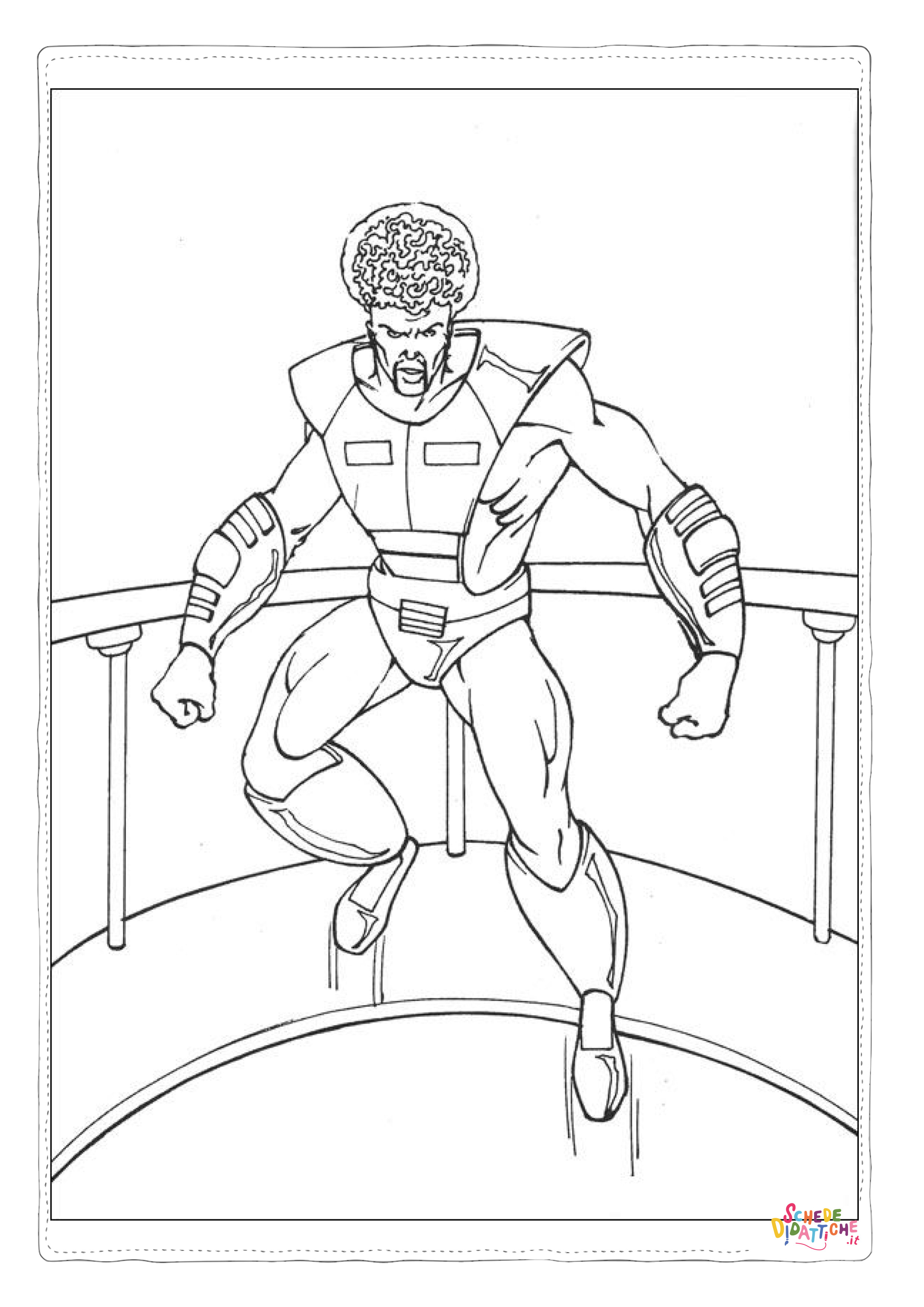 Disegno "Disegno di Hulk da stampare e colorare 13" Disegno di Hulk da stampare e colorare 13