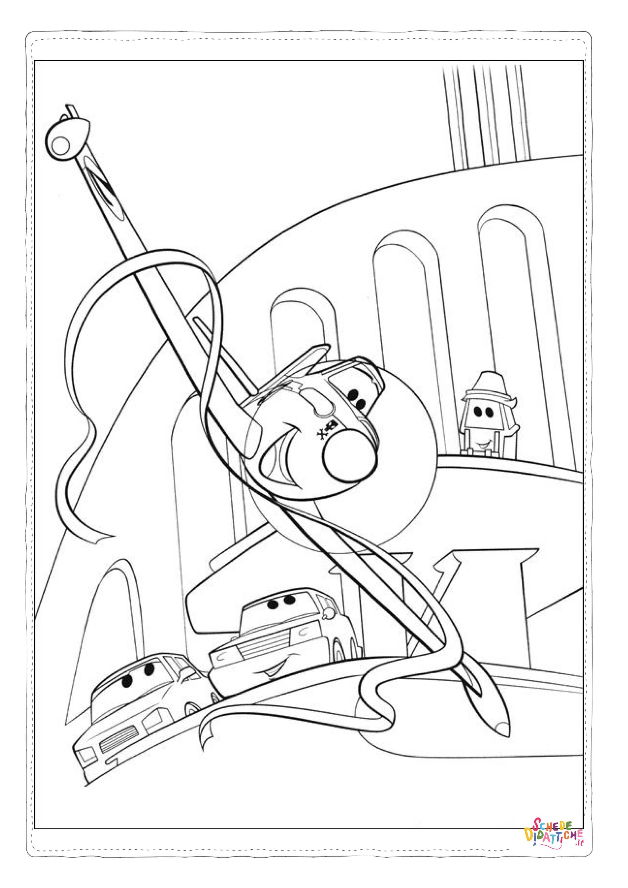 Disegno "Disegno di Cars da stampare e colorare 53" Disegno di Cars da stampare e colorare 53