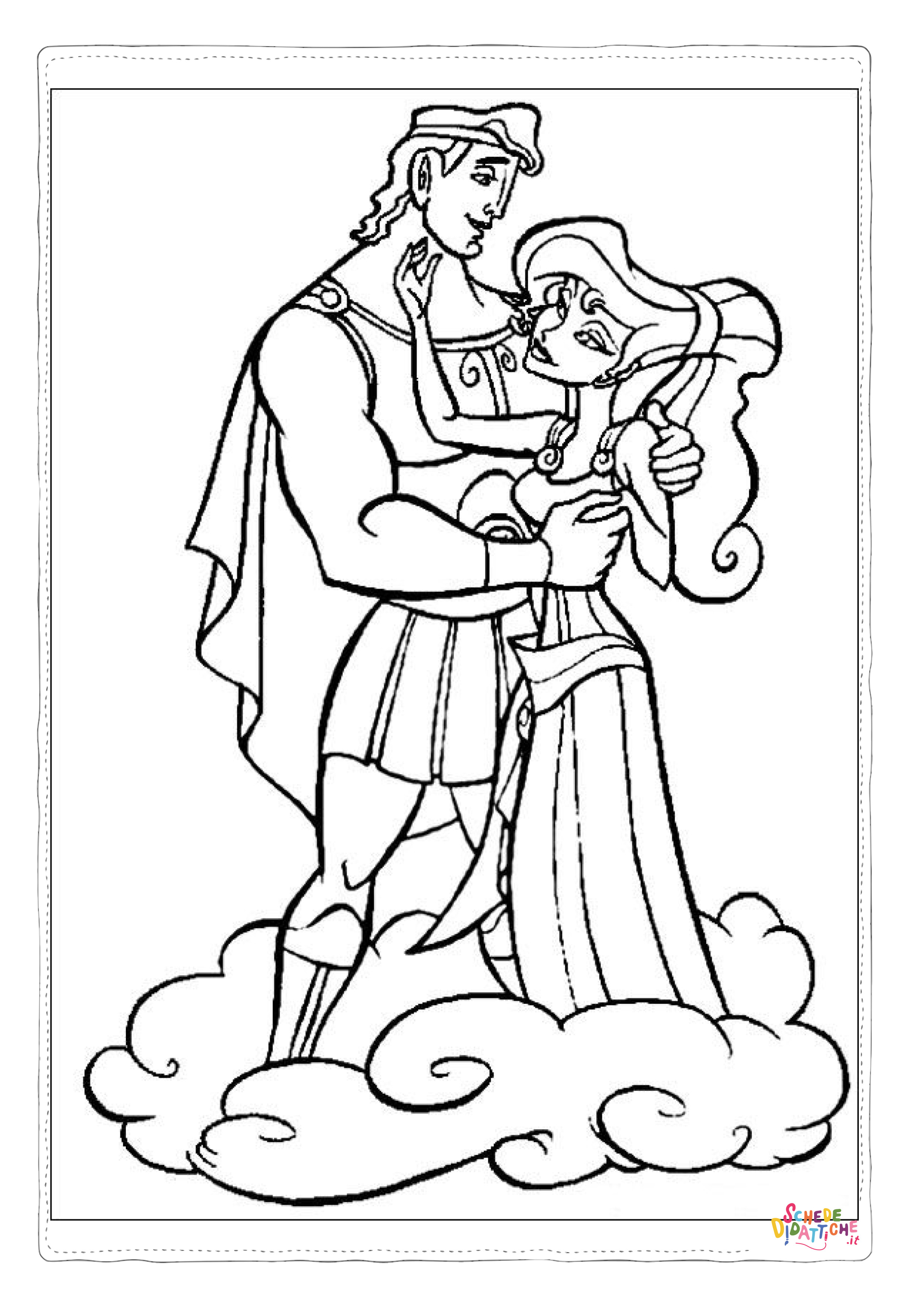 Disegno "Disegno di Hercules da stampare e colorare 18" Disegno di Hercules da stampare e colorare 18