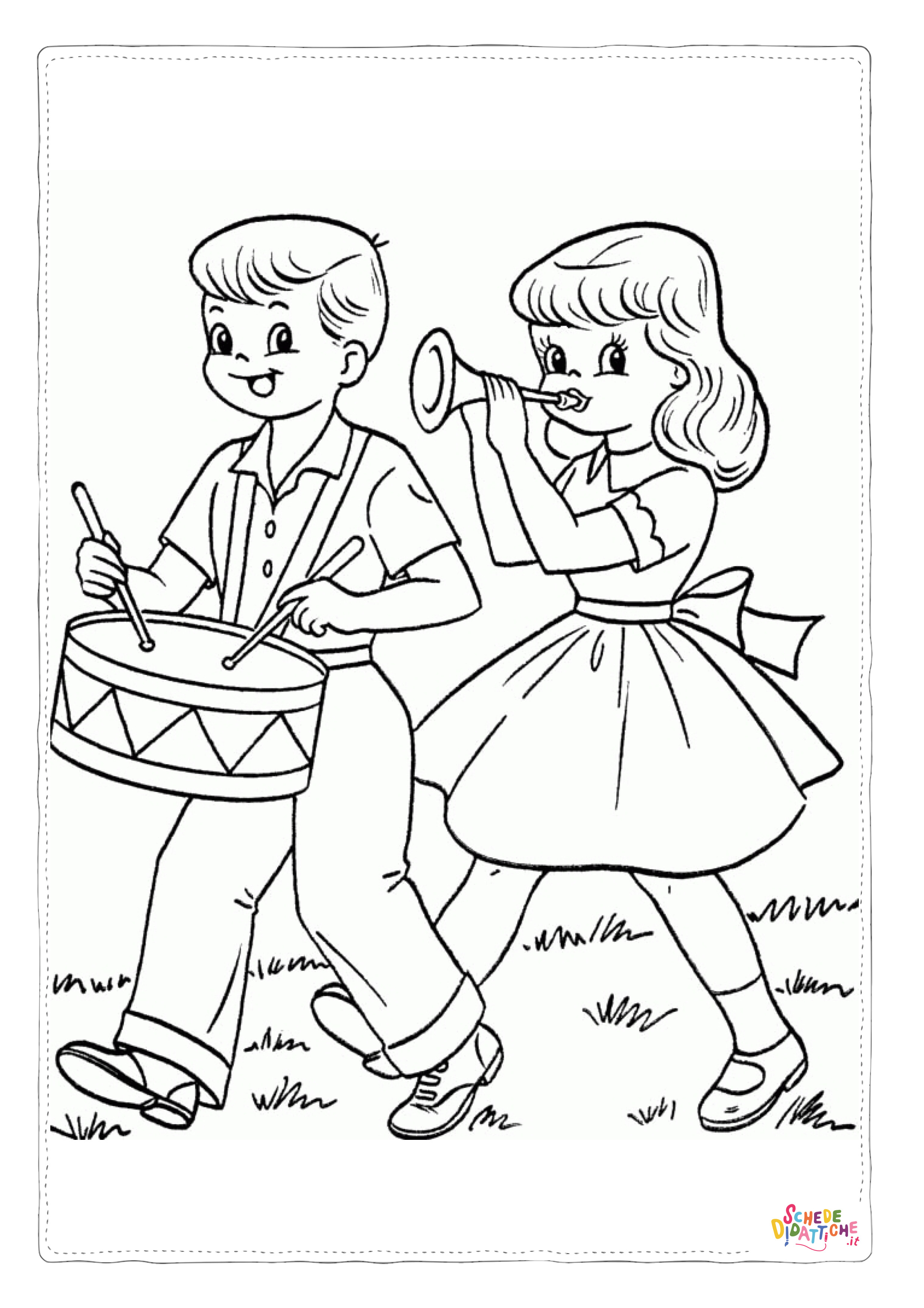 Disegno di nota musicale da stampare e colorare 7