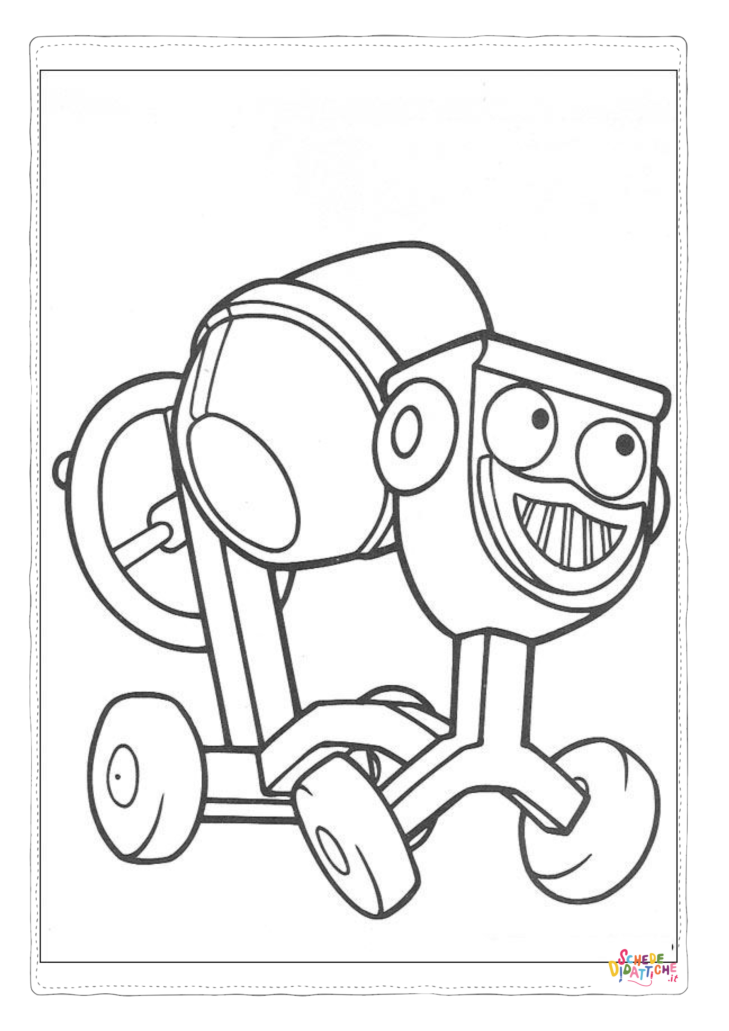 Disegno di Bob aggiustatutto da stampare e colorare 24