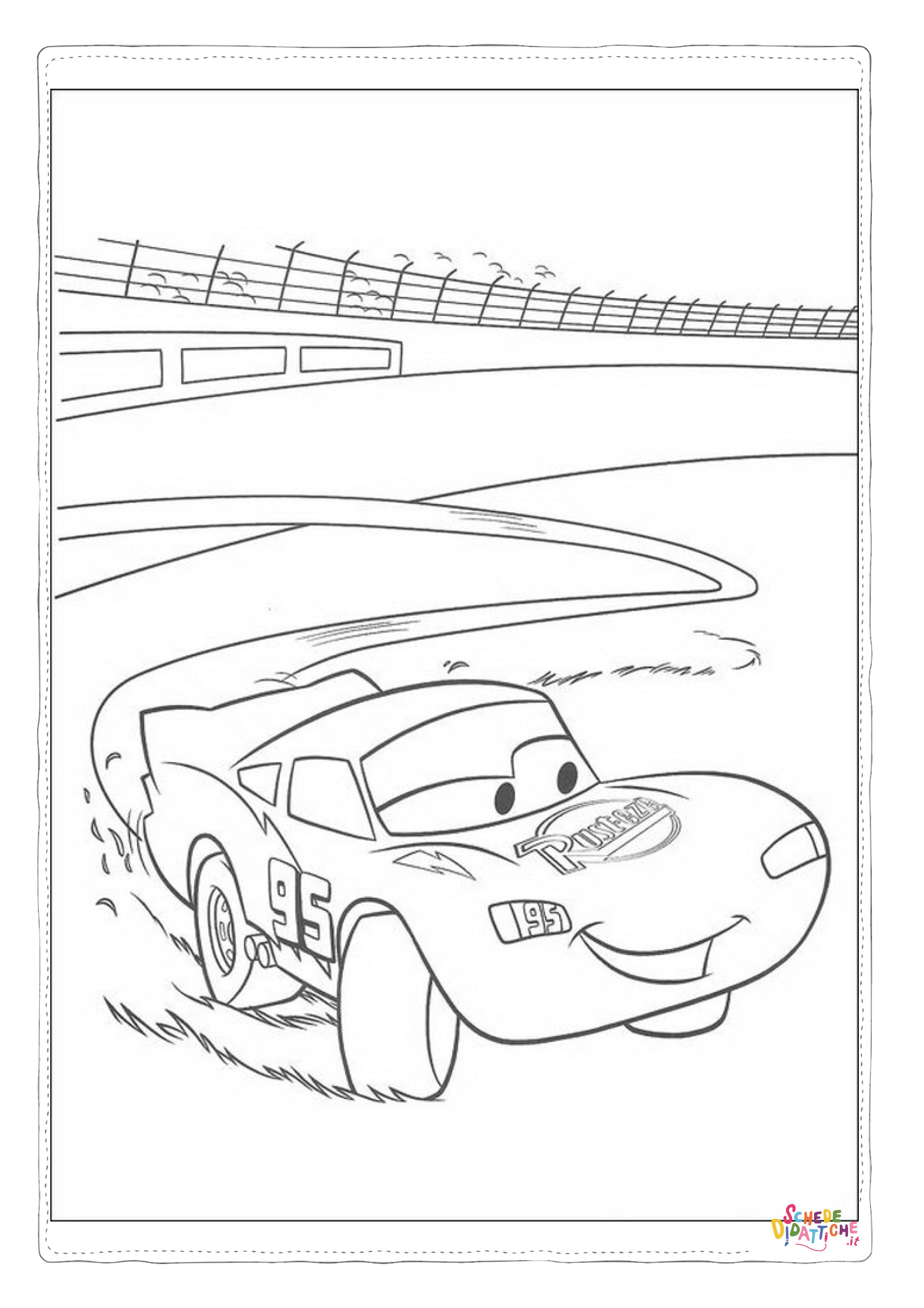 Disegno "Disegno di Cars da stampare e colorare 187" Disegno di Cars da stampare e colorare 187