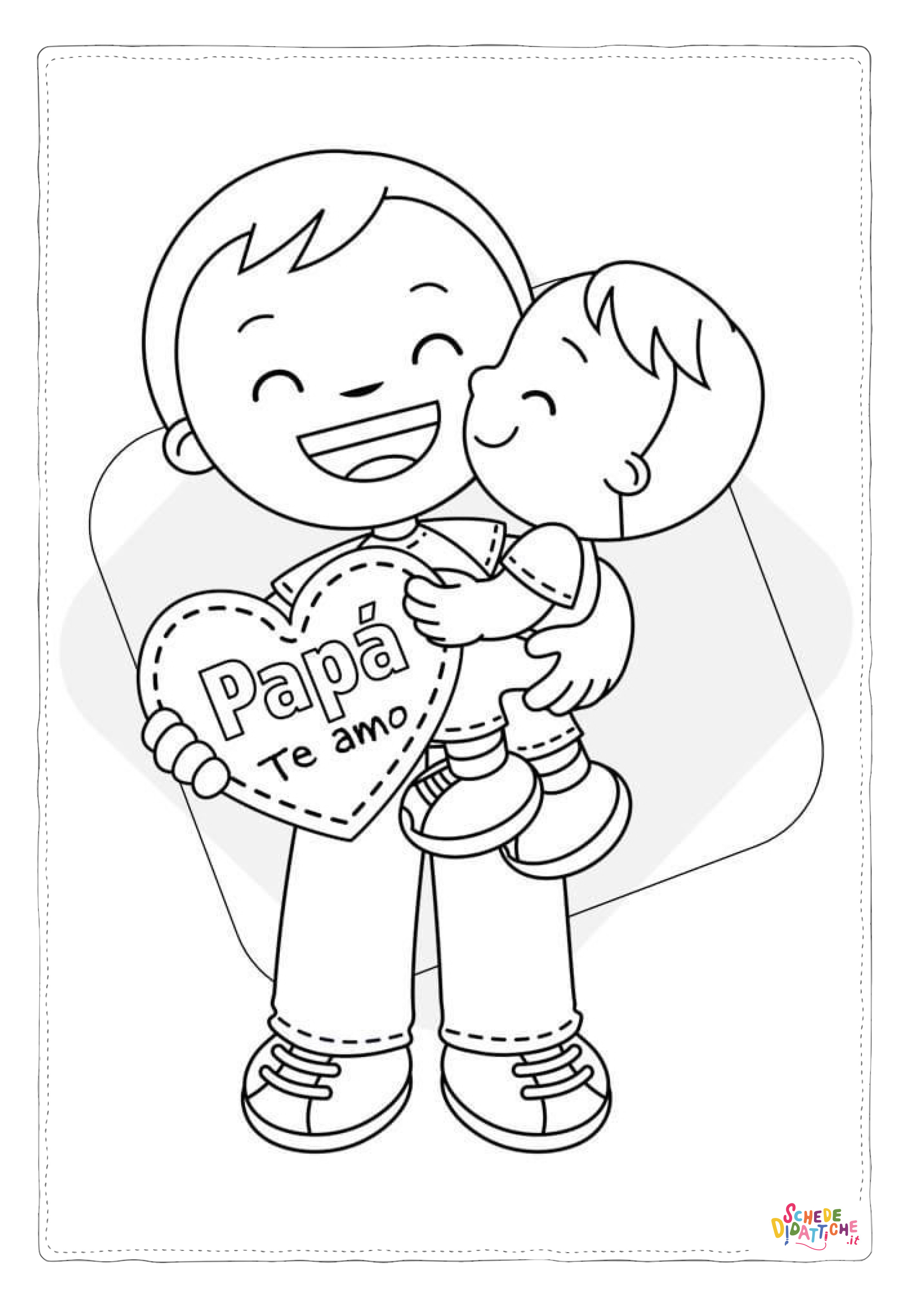 Disegno "Padri e figli 14" Padri e figli 14