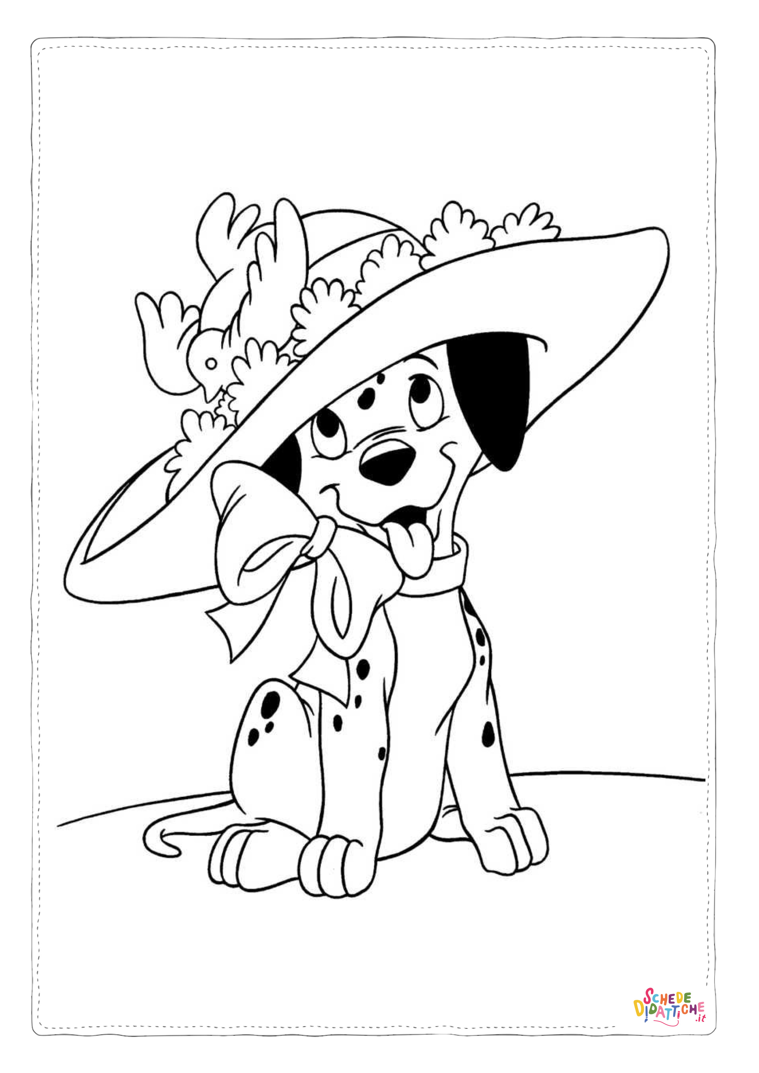 Disegno "Disegno di La carica dei 101 da stampare e colorare 126" Disegno di La carica dei 101 da stampare e colorare 126