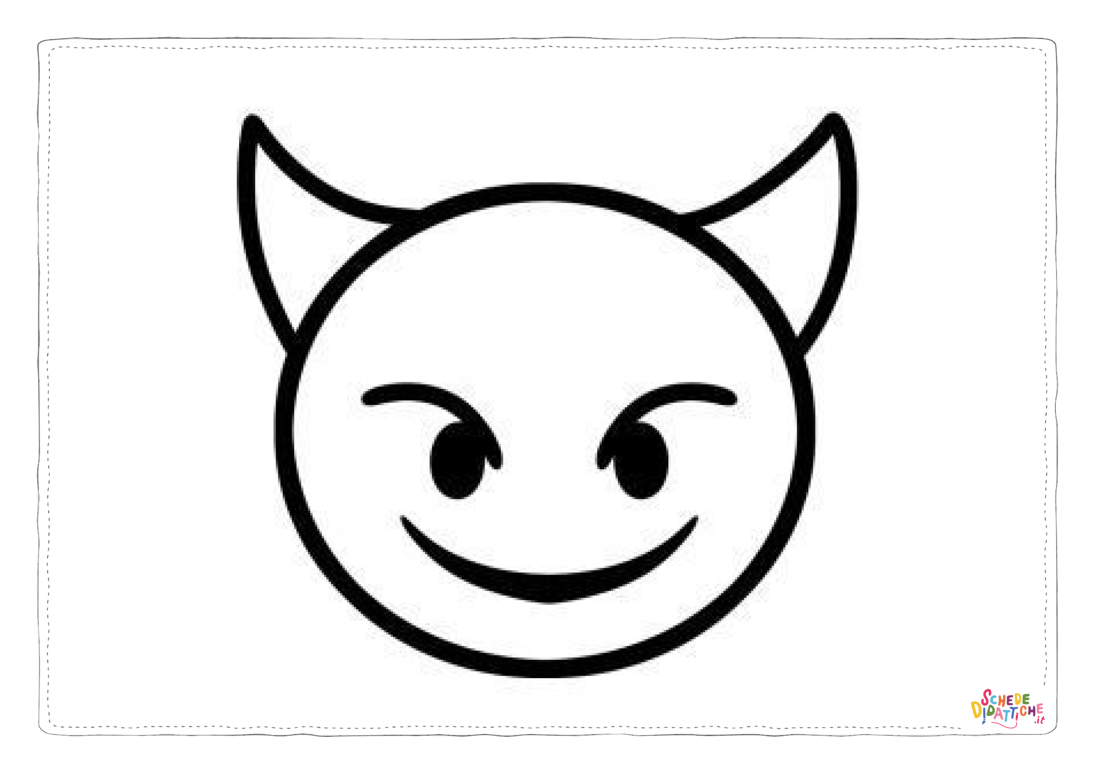 Disegno "Disegno di emoji da stampare e colorare 53" Disegno di emoji da stampare e colorare 53