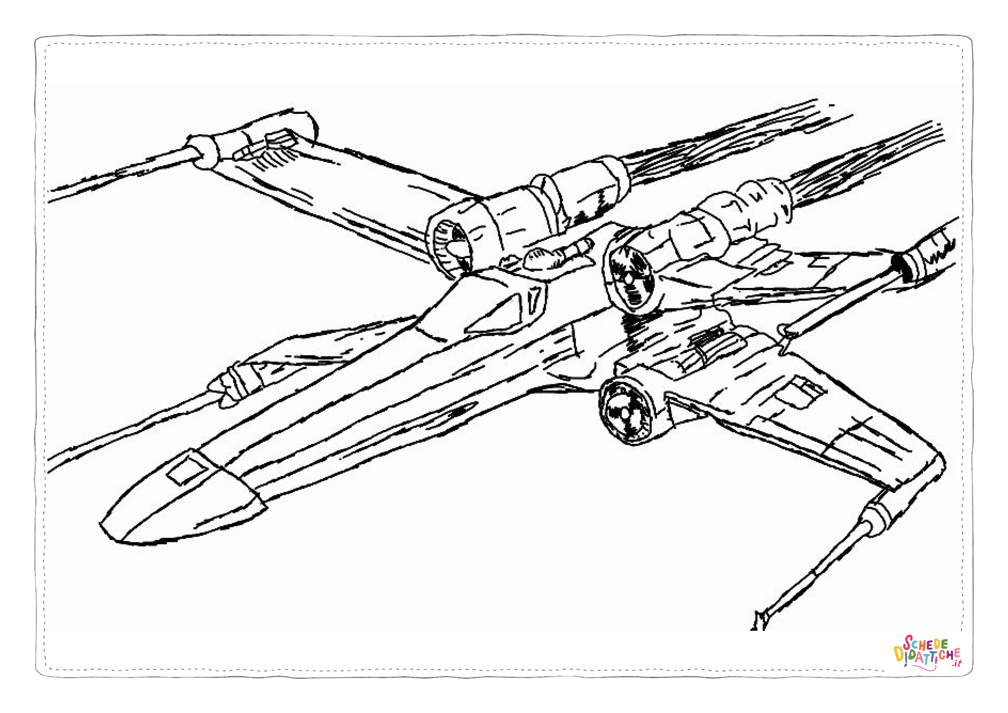 Disegno "Disegno di Star Wars da stampare e colorare 4" Disegno di Star Wars da stampare e colorare 4